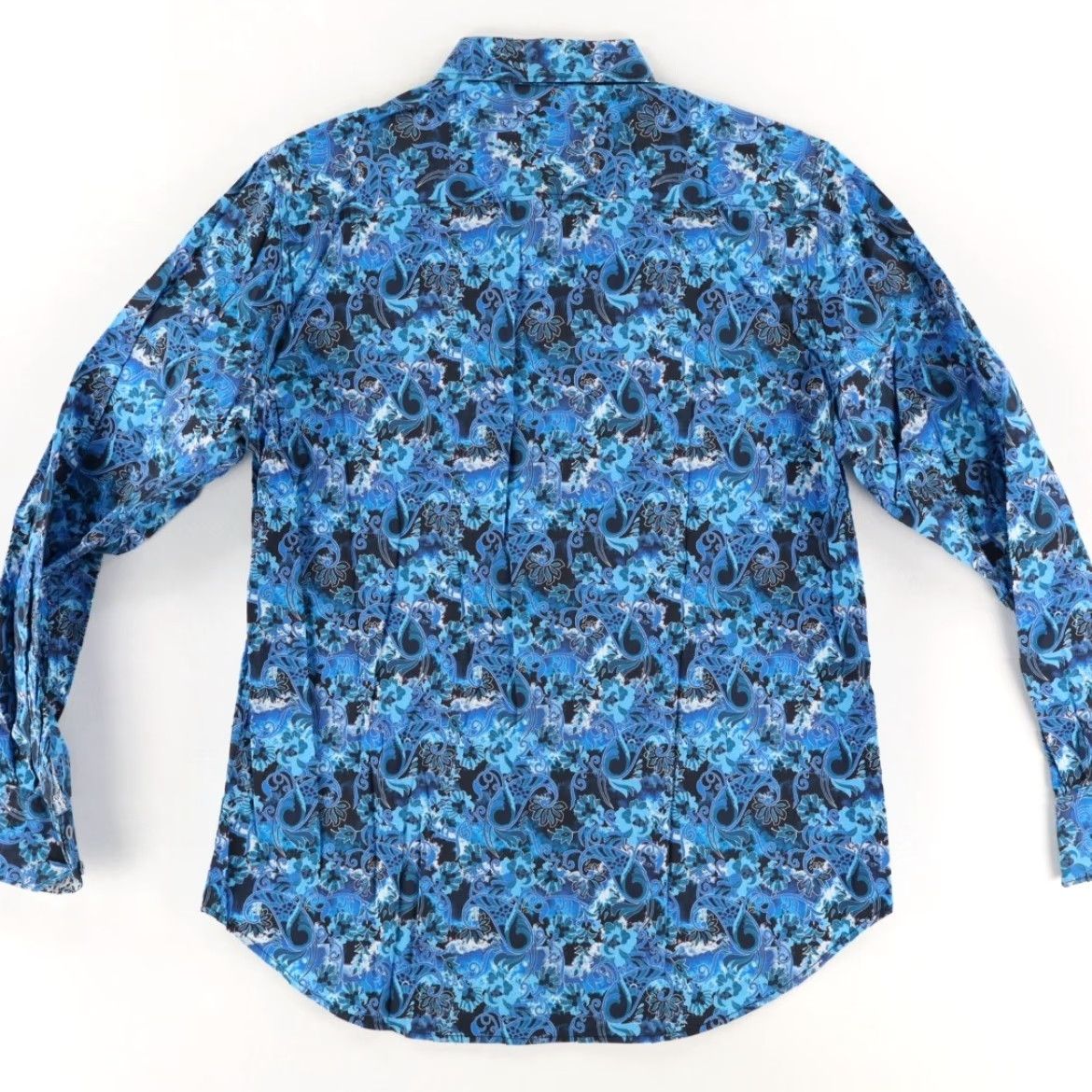 Robert Graham Robert Graham Midvale Sport Stretch Paisley Button Up Shirt Blue M Men Shirt Size US M / EU 48-50 / 2 - 4 Thumbnail