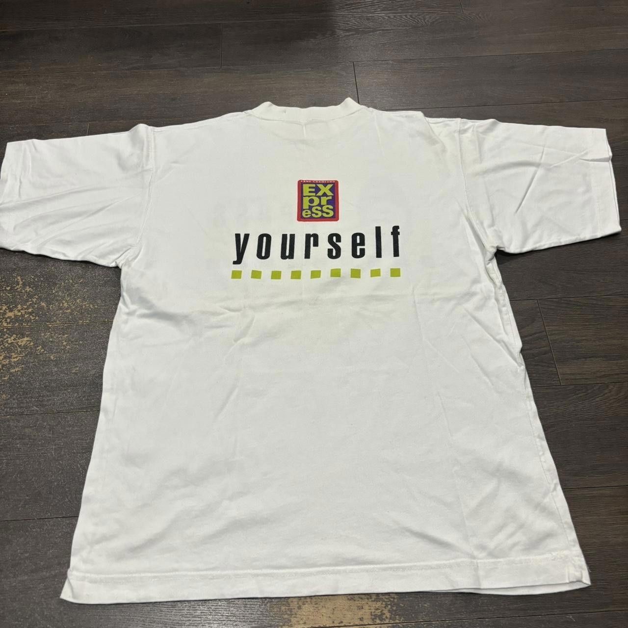 Designer Vintage Express Yourself T Shirt 90s Large Size US L / EU 52-54 / 3 - 5 Thumbnail