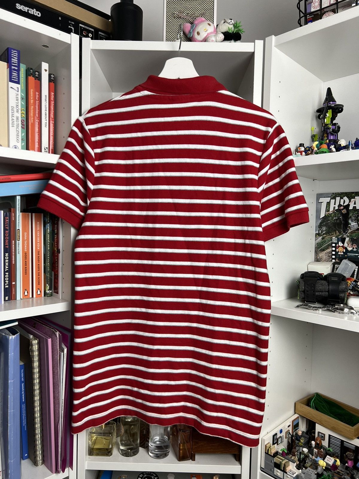 Nike × Vintage Vintage Y2K Nike striped polo t-shirt L casual skate 90s 00s Size US L / EU 52-54 / 3 - 2 Thumbnail