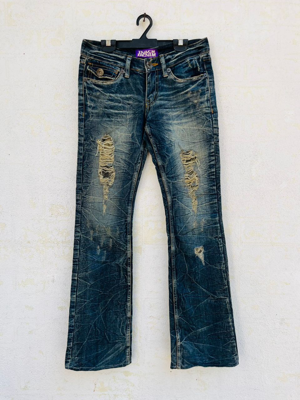 image of Vintage In&cm Distressed Japanese Designer Fashion Style in Black, Women's (Size 28)