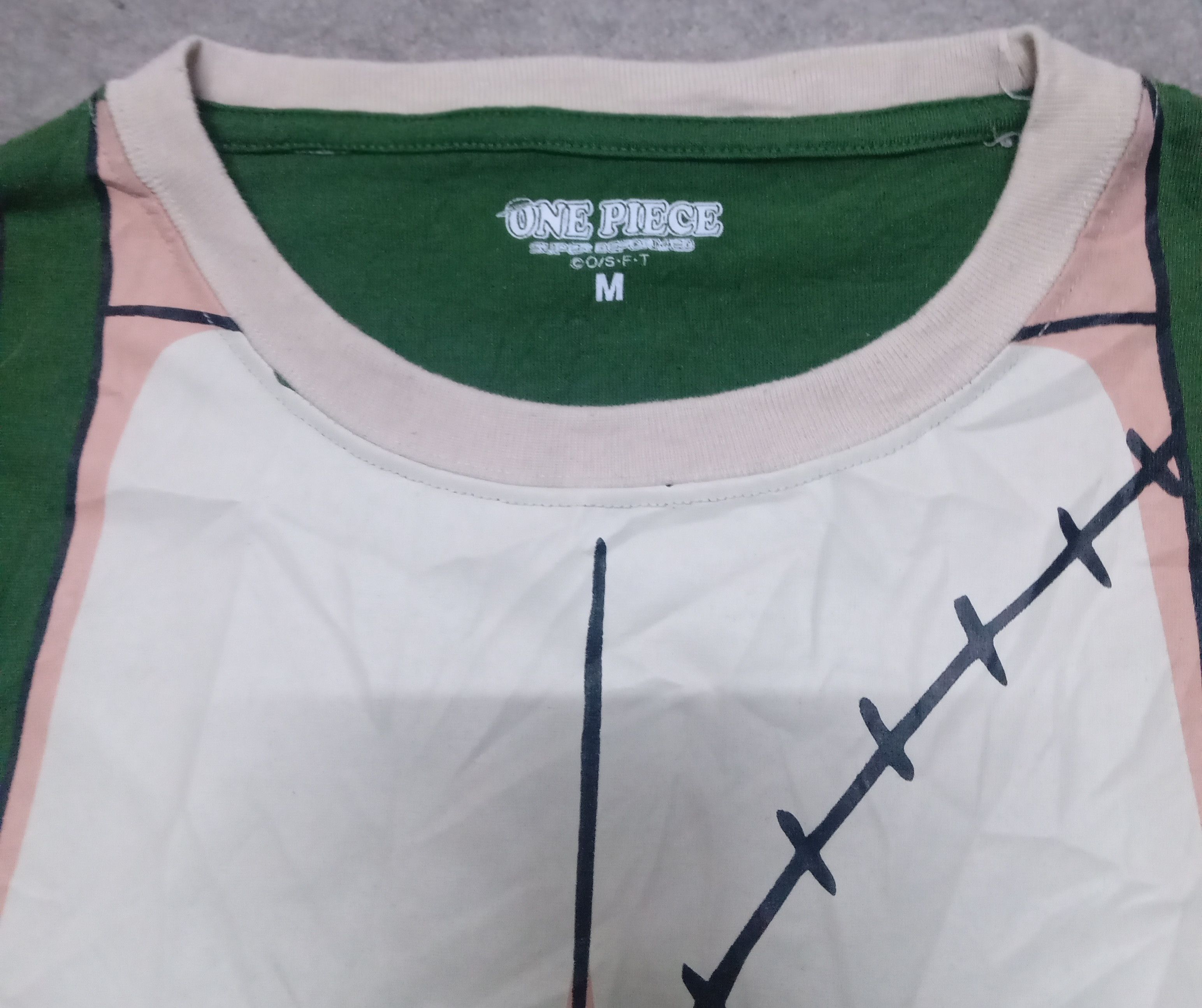 Anime Rare anime One Piece Roronoa zoro tee Manga Size US S / EU 44-46 / 1 - 3 Thumbnail