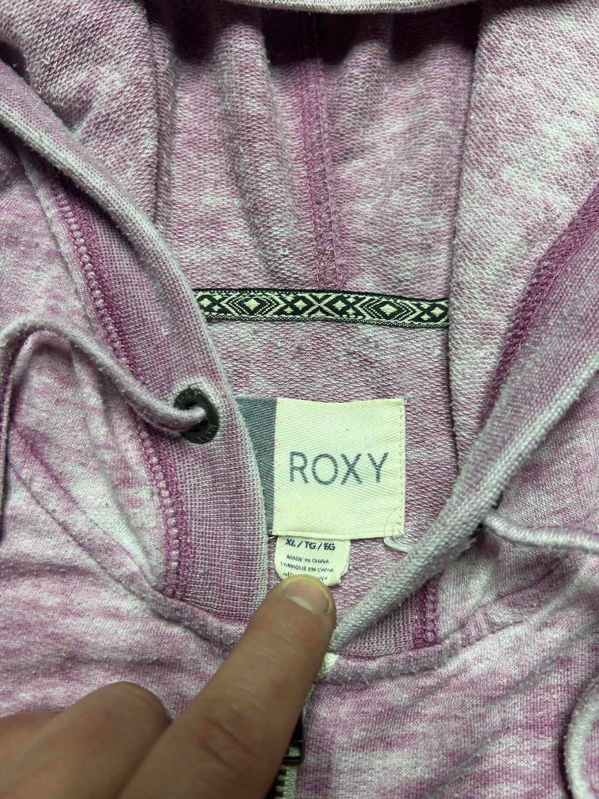 Vintage Roxy surf hoodie zip quiksilver billabong pink women’s XL Size XL / US 12-14 / IT 48-50 - 5 Thumbnail