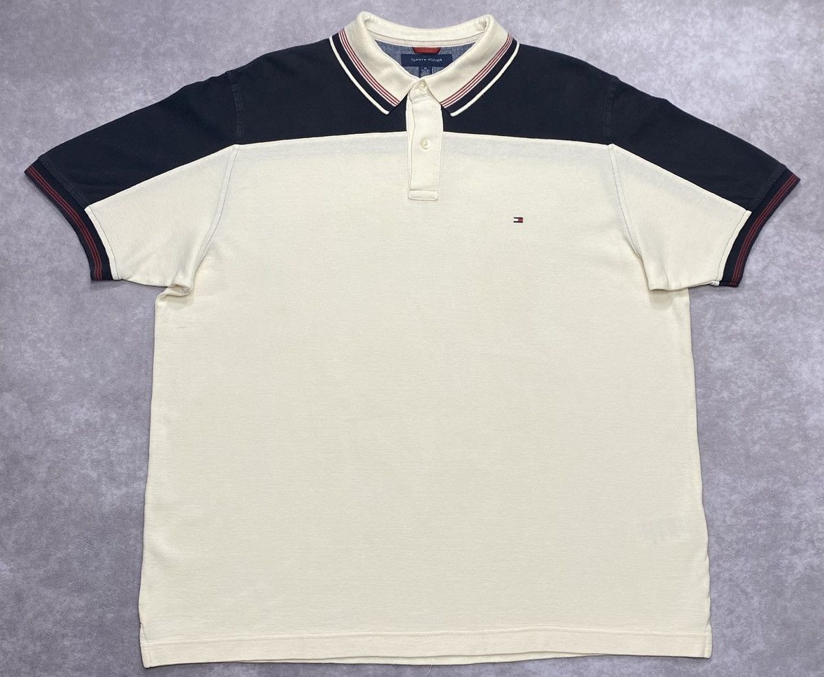 Tommy Hilfiger 90’s Tommy Hilfiger Color-Blocked Polo Shirt Size US XL / EU 56 / 4 - 1 Thumbnail
