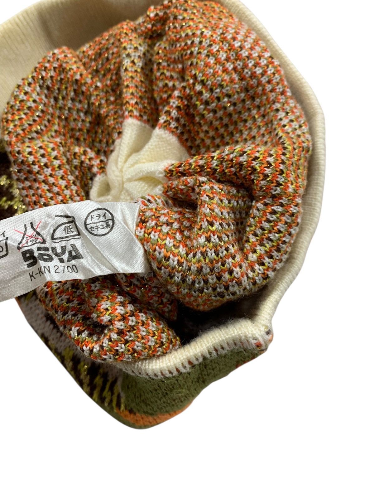 Japanese Brand Crochet knitted beanie hats rare Size ONE SIZE - 5 Thumbnail
