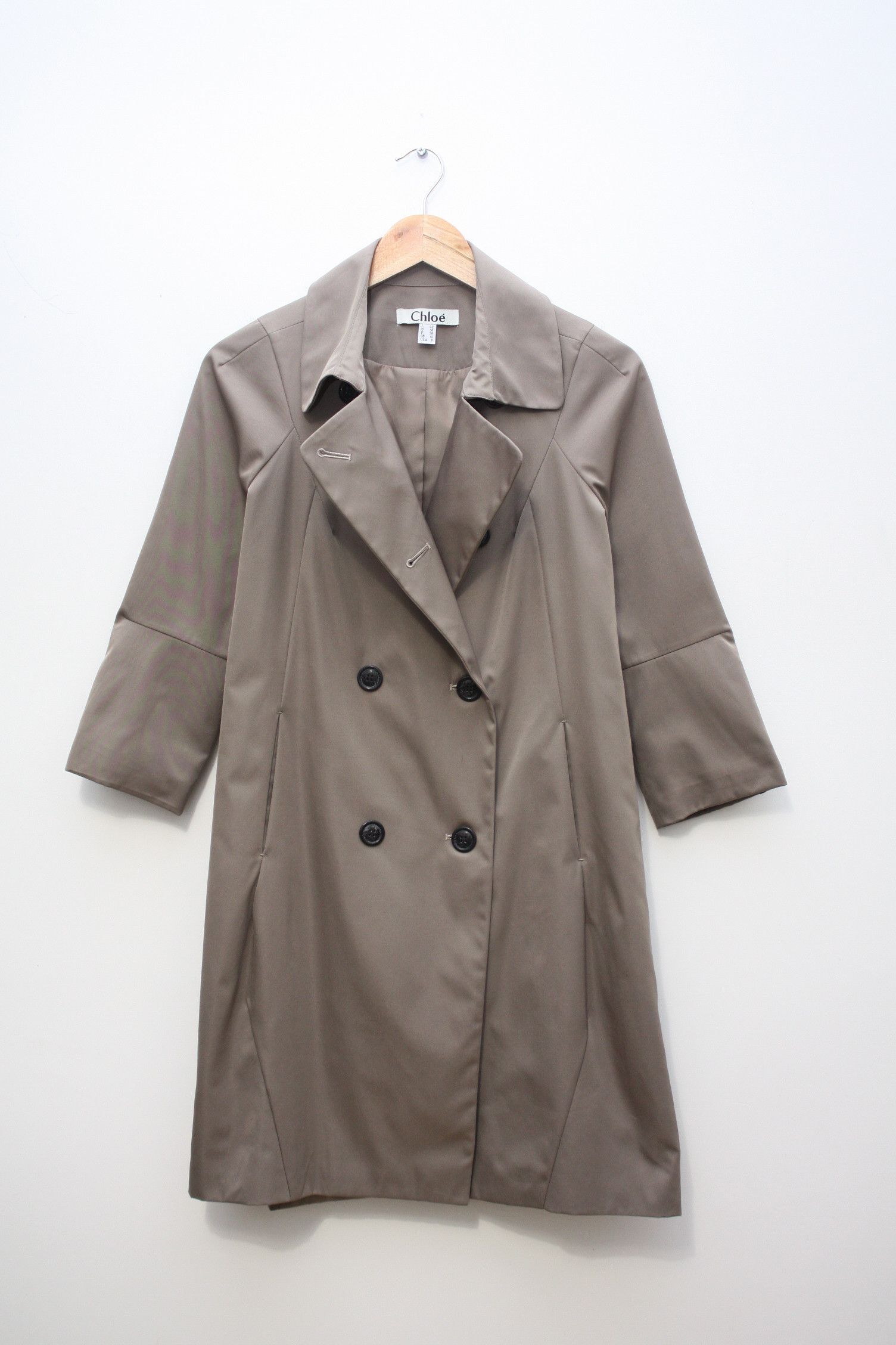Chloe Chloe Beige Trench Coat Women's 8 Size M / US 6-8 / IT 42-44 - 1 Thumbnail