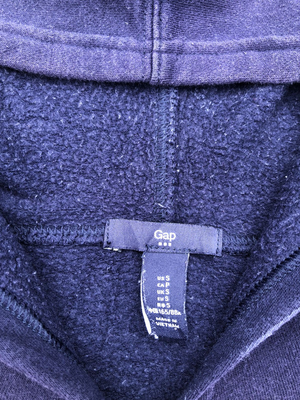 Gap × Vintage Vintage 90s GAP Big Logo Patchwork Style Hoodie Size US S / EU 44-46 / 1 - 7 Thumbnail