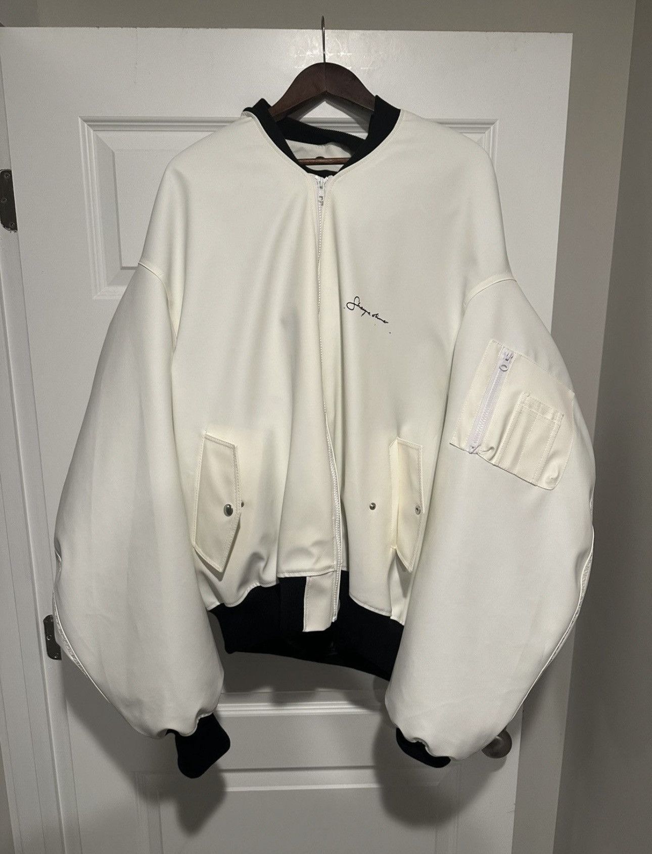 Anonymous Club Anonymous Club Notorious Bomber White OG Shayne Oliver Size US L / EU 52-54 / 3 - 1 Thumbnail