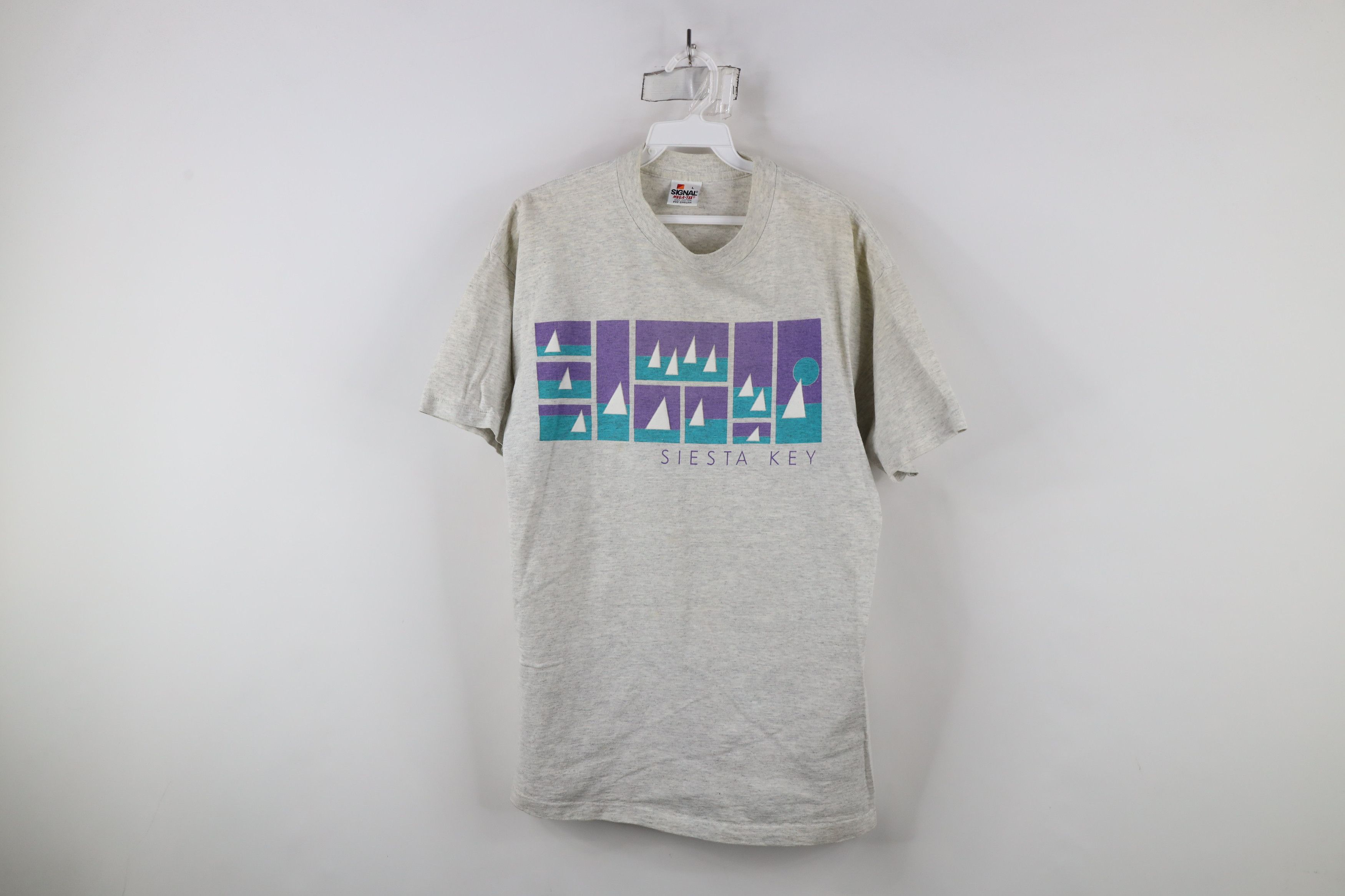 Vintage Vintage 90s Streetwear Sailing Siesta Key T-Shirt USA Size US L / EU 52-54 / 3 - 1 Thumbnail