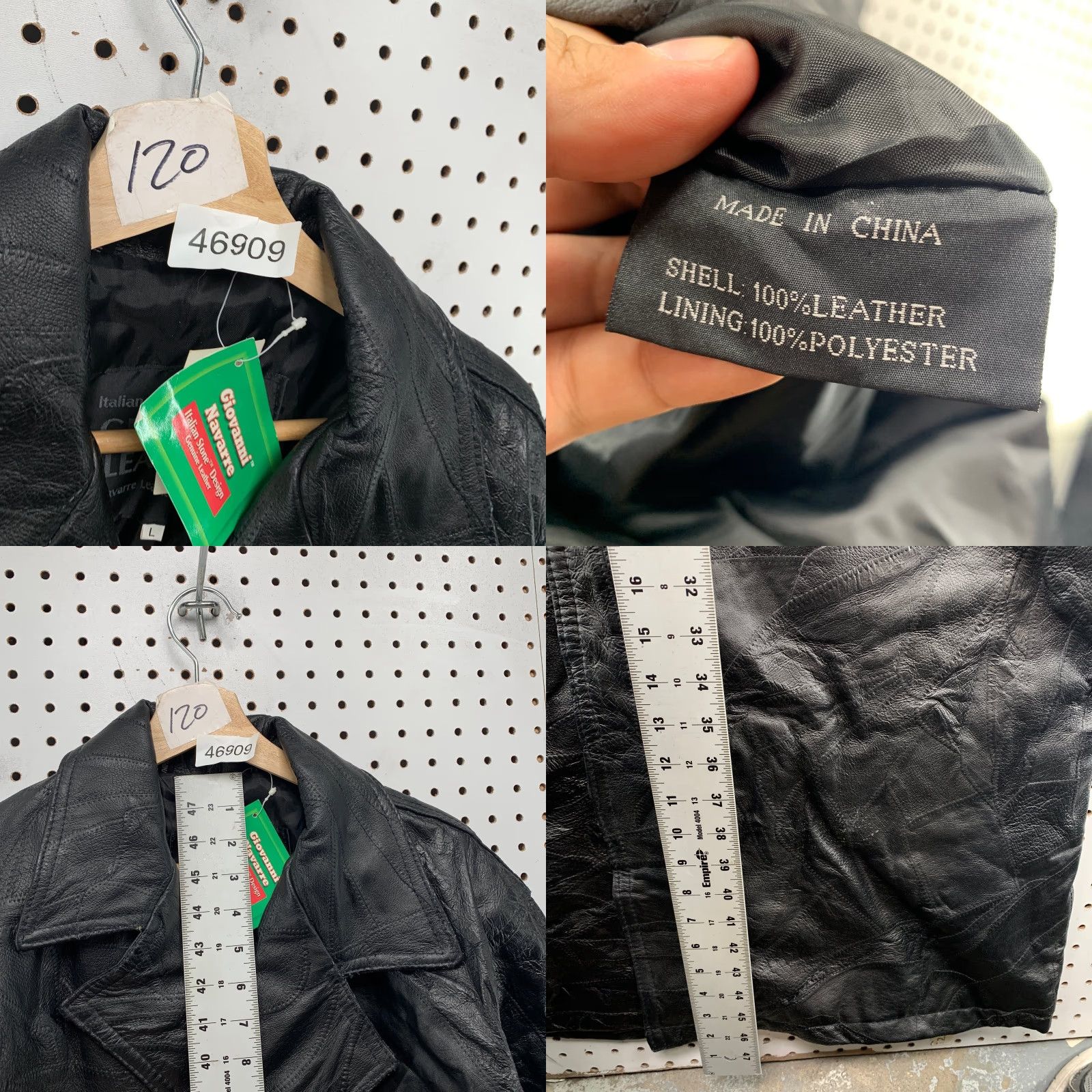 Vintage VINTAGE Patchwork Leather Trench Overcoat Men Large Black Stitched Belted NWT Matrix Size US L / EU 52-54 / 3 - 9 Thumbnail