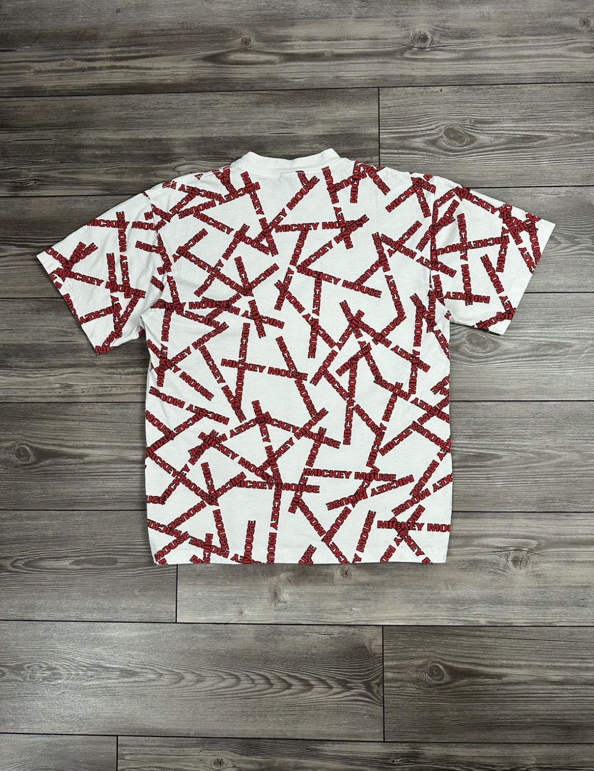 Mickey Mouse Vintage 90’s Disney Mickey Mouse AOP T Shirt Size US M / EU 48-50 / 2 - 2 Thumbnail