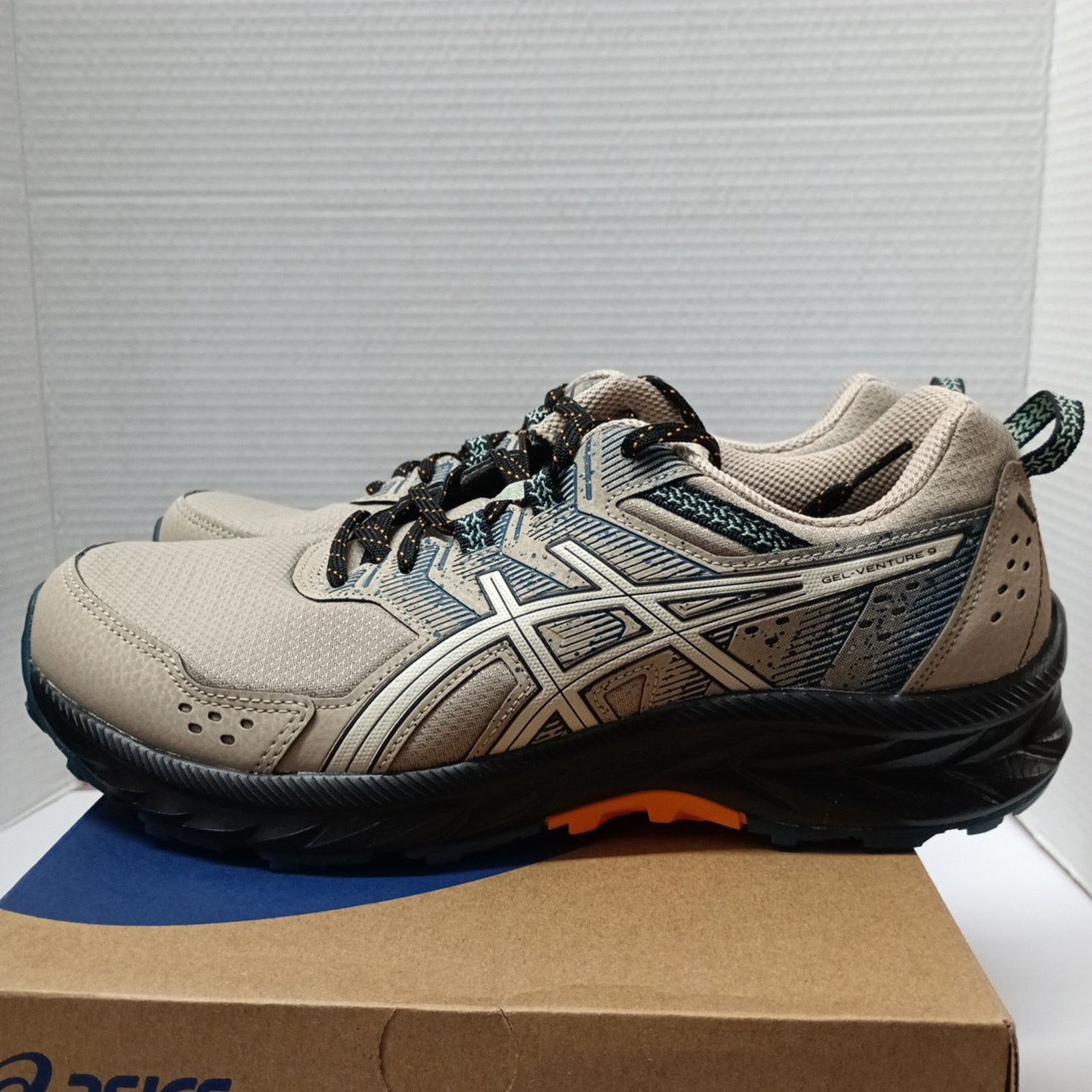 Asics Asics Gel Venture 9 Trail Running Shoes Grey Birch Size 8.5 Size US 8.5 / EU 41-42 - 3 Thumbnail