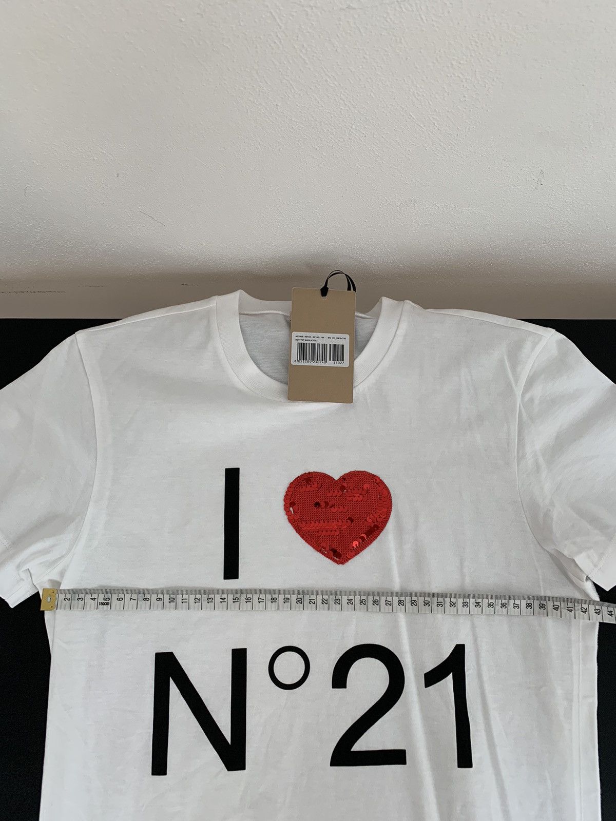 N21 N°21 Cotton T-Shirt Size XS / US 0-2 / IT 36-38 - 13 Thumbnail