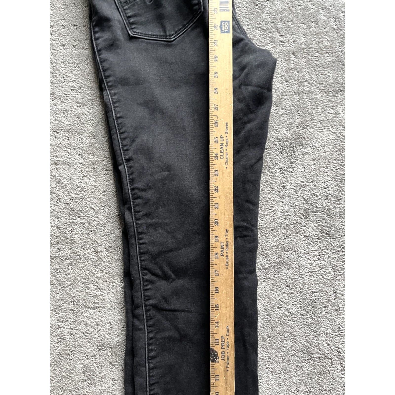 Lee LEE Modern Series Curvy Fit Jeans Women 6P Petite Black Low Rise 27in Inseam Denim 5-Pocket Womens Size 28" / US 6 / IT 42 - 8 Thumbnail
