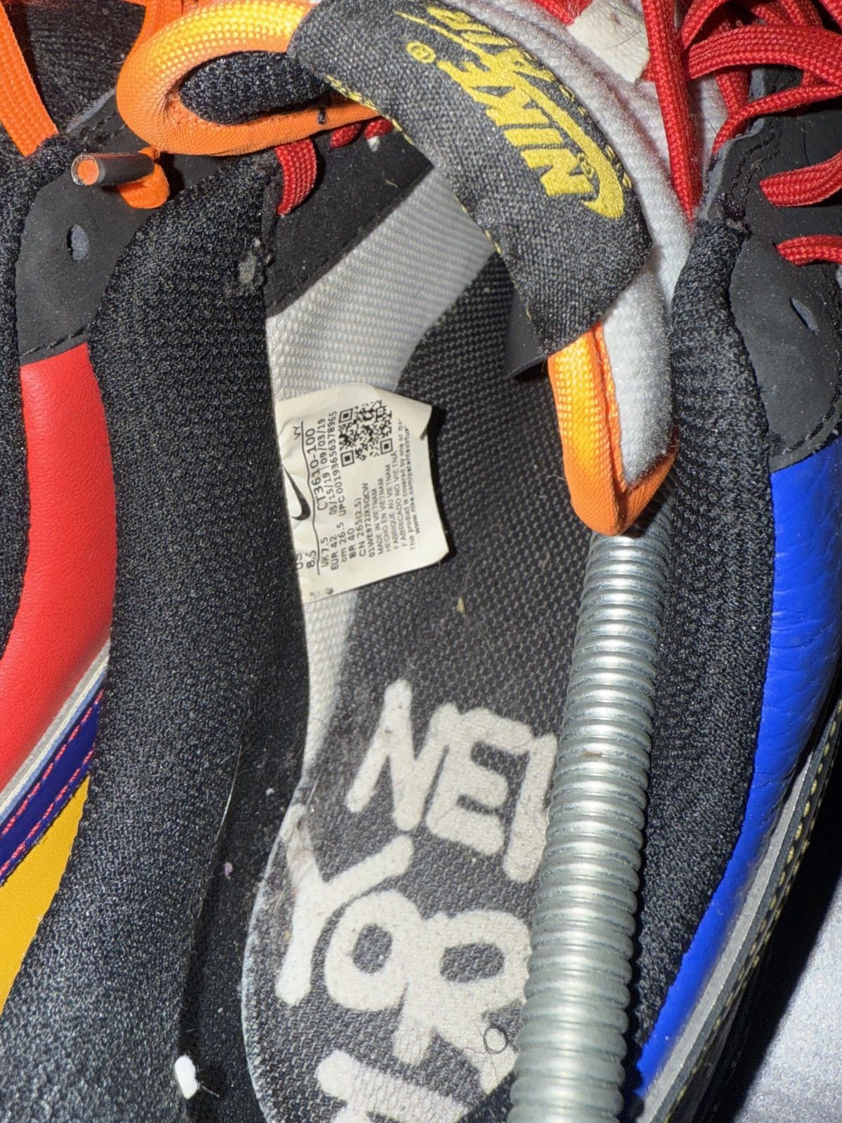 Nike Nike air force 1 ‘NYC city of athletes’ Size US 8.5 / EU 41-42 - 6 Thumbnail