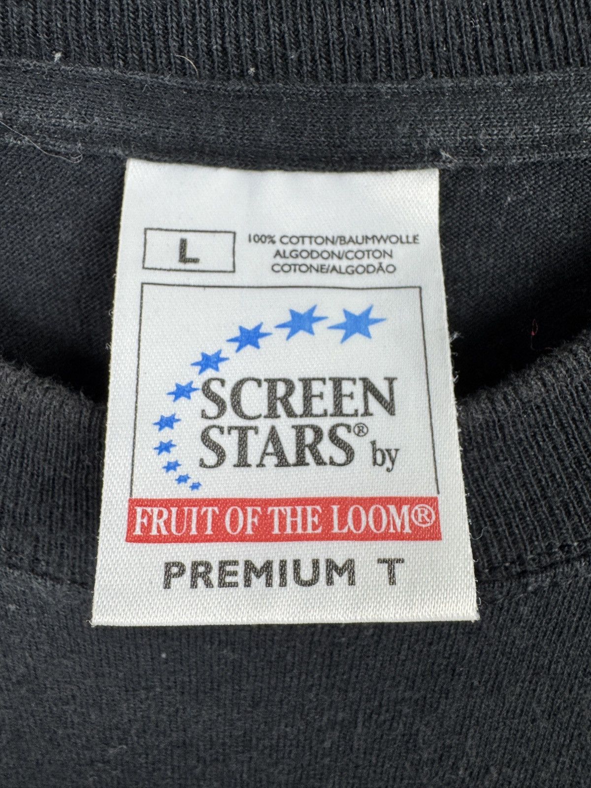 Fruit Of The Loom Believe Movie Scene Graphic T-Shirt Black Short Sleeve Tee Size US L / EU 52-54 / 3 - 9 Thumbnail