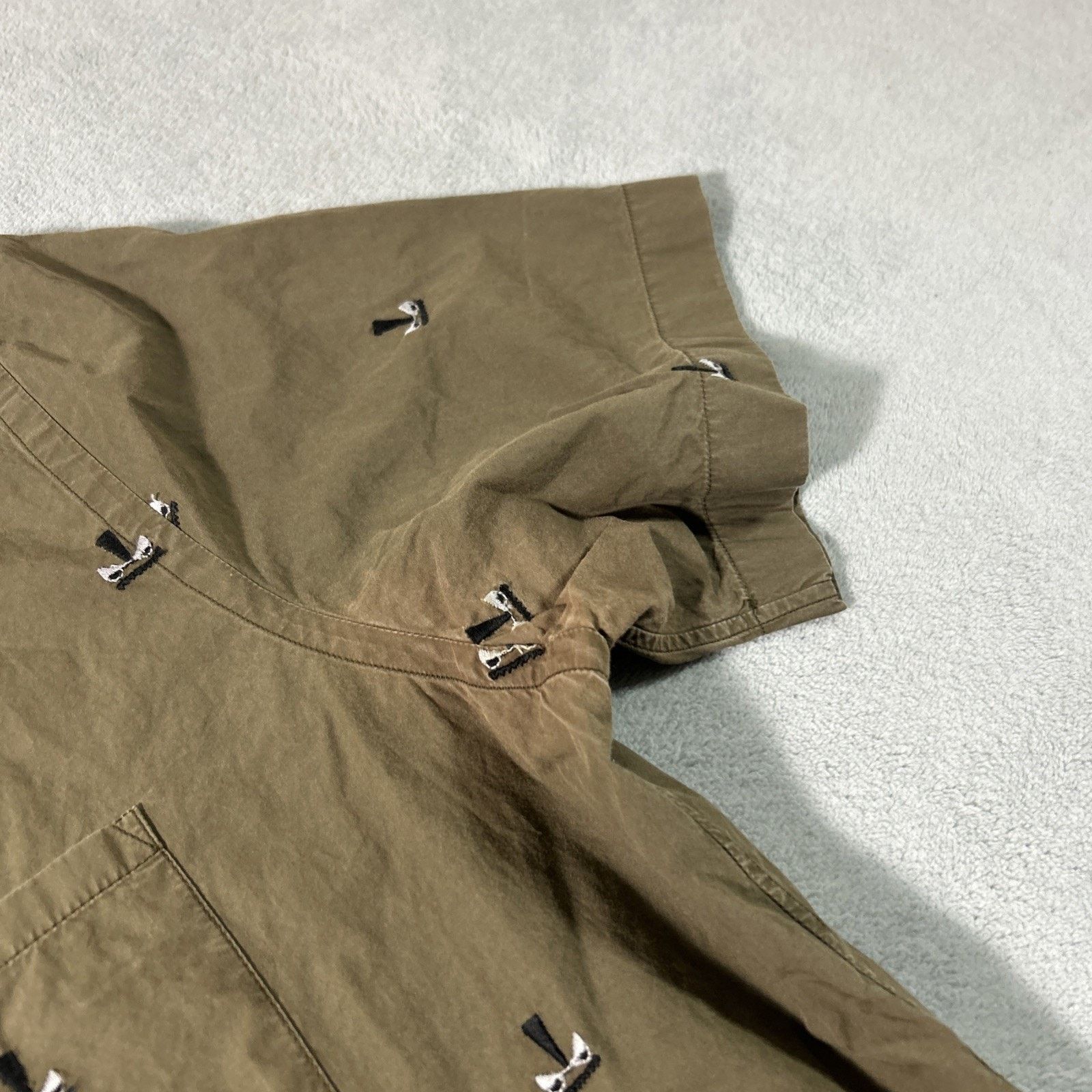 Fendi Fendi Embroidery Button Up Dress Shirt Womens Large 41 Italy Size L / US 10 / IT 46 - 5 Thumbnail