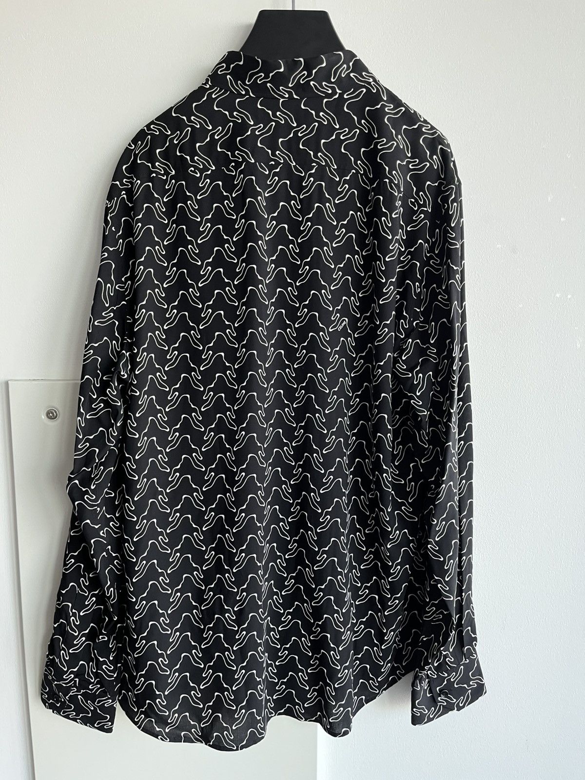 Celine × Hedi Slimane Super Runway Geometric Logo Shirt Celine Hedi Slimane Rare Size US XL / EU 56 / 4 - 2 Thumbnail