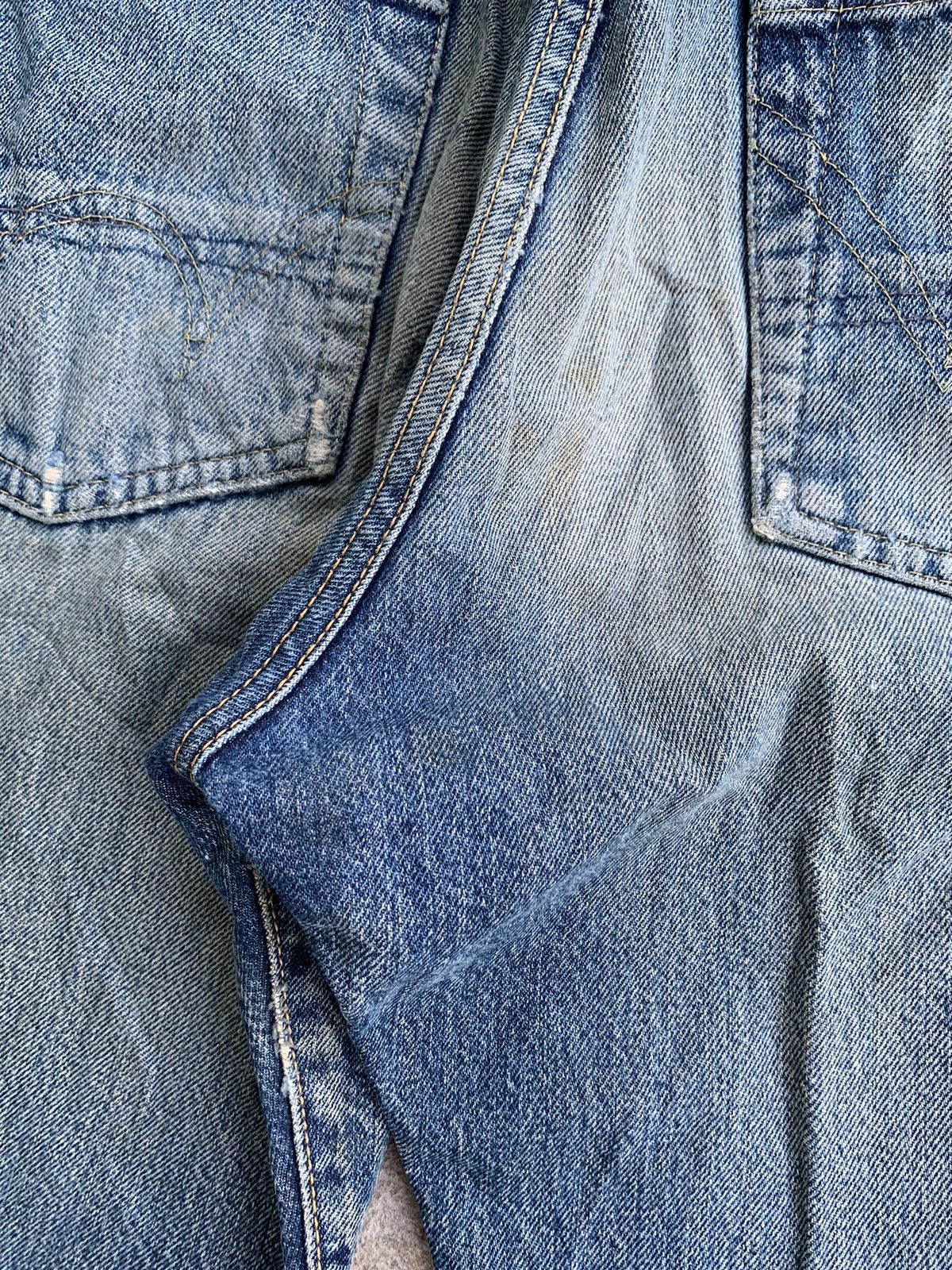 Edwin × If Six Was Nine Vintage Distressed Edwin 505 Redline Selvedge Denim Size US 27 - 19 Thumbnail