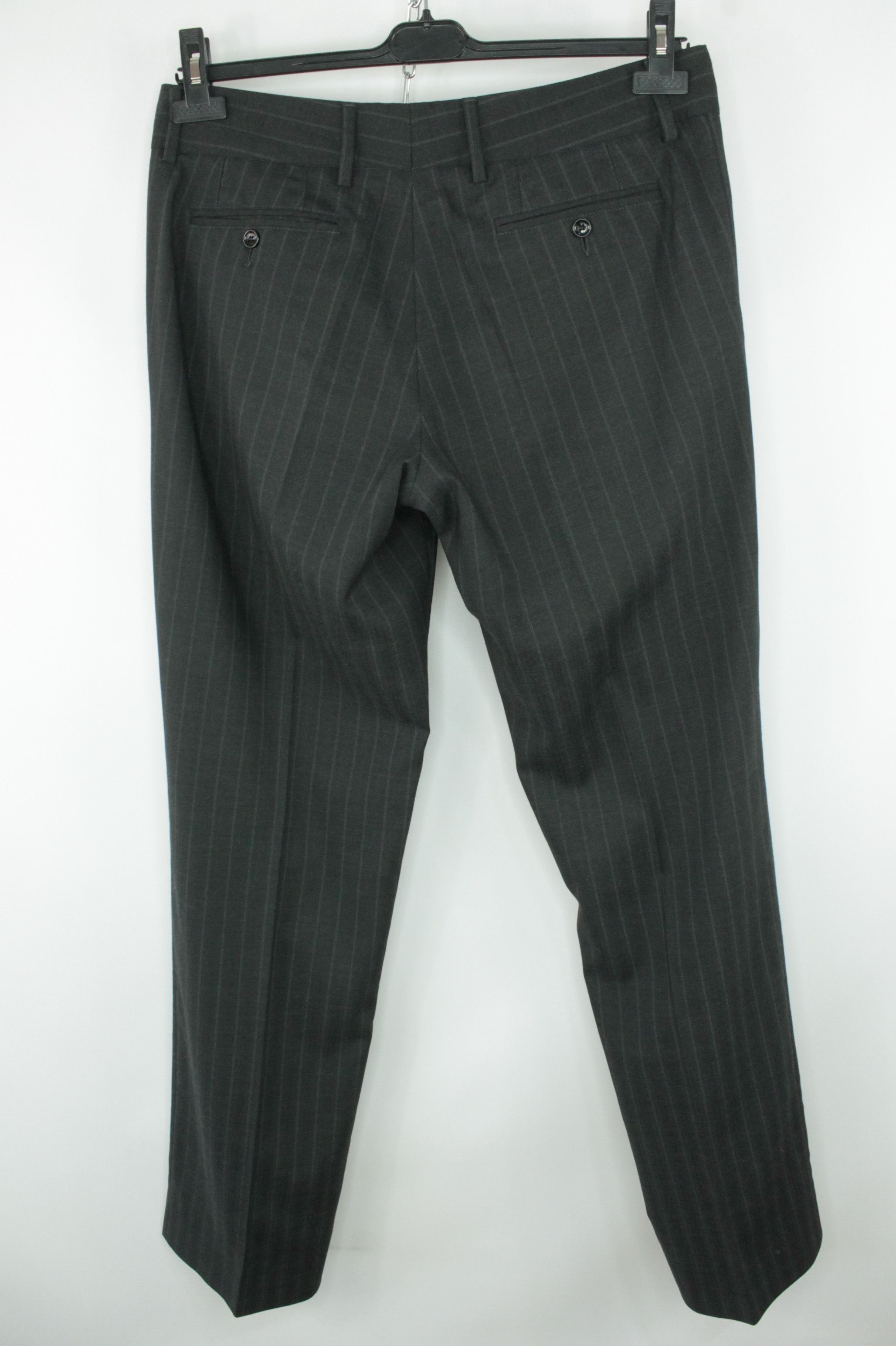 Dolce & Gabbana Dolce & Gabbana Striped Wool Formal Slim Fit Suit Men's Size 42R - 17 Thumbnail