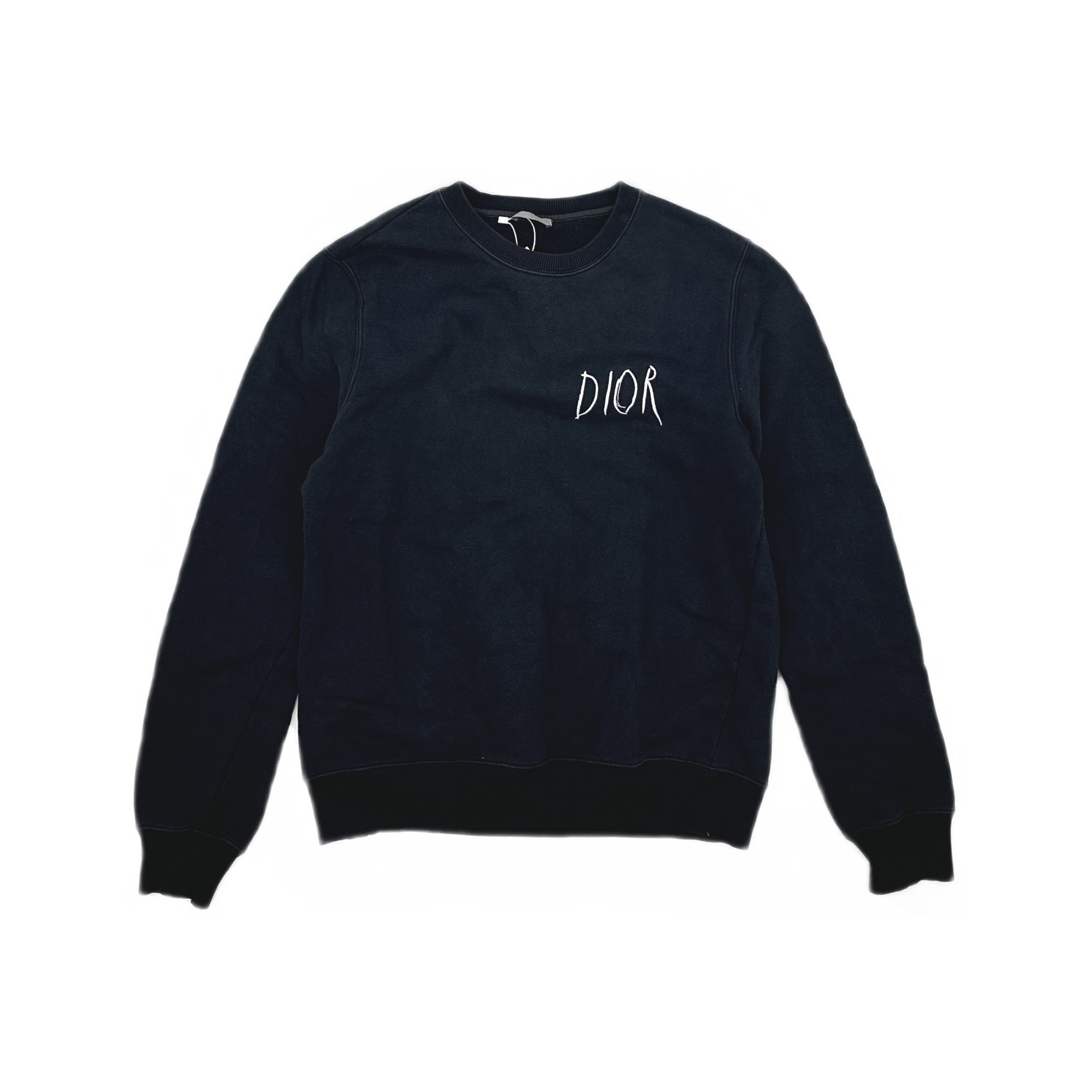 Dior Dior Embroidered Sketch Logo Sweatshirt XL Size US XL / EU 56 / 4 - 1 Thumbnail