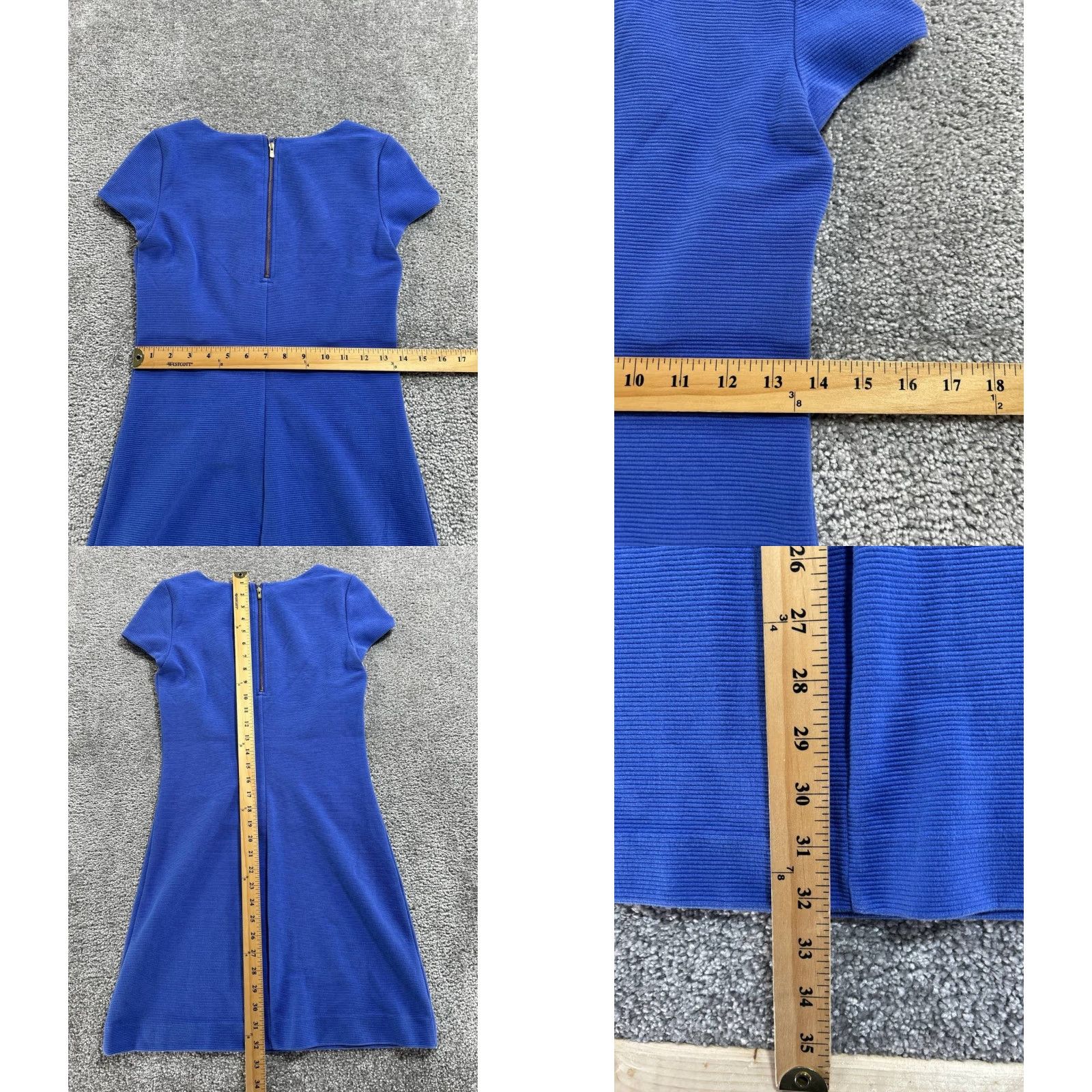 Lilly Pulitzer Lilly Pulitzer Dress Womens Xxs Blue Knit Bodycon Size XXS / US 00 / IT 34 - 8 Thumbnail