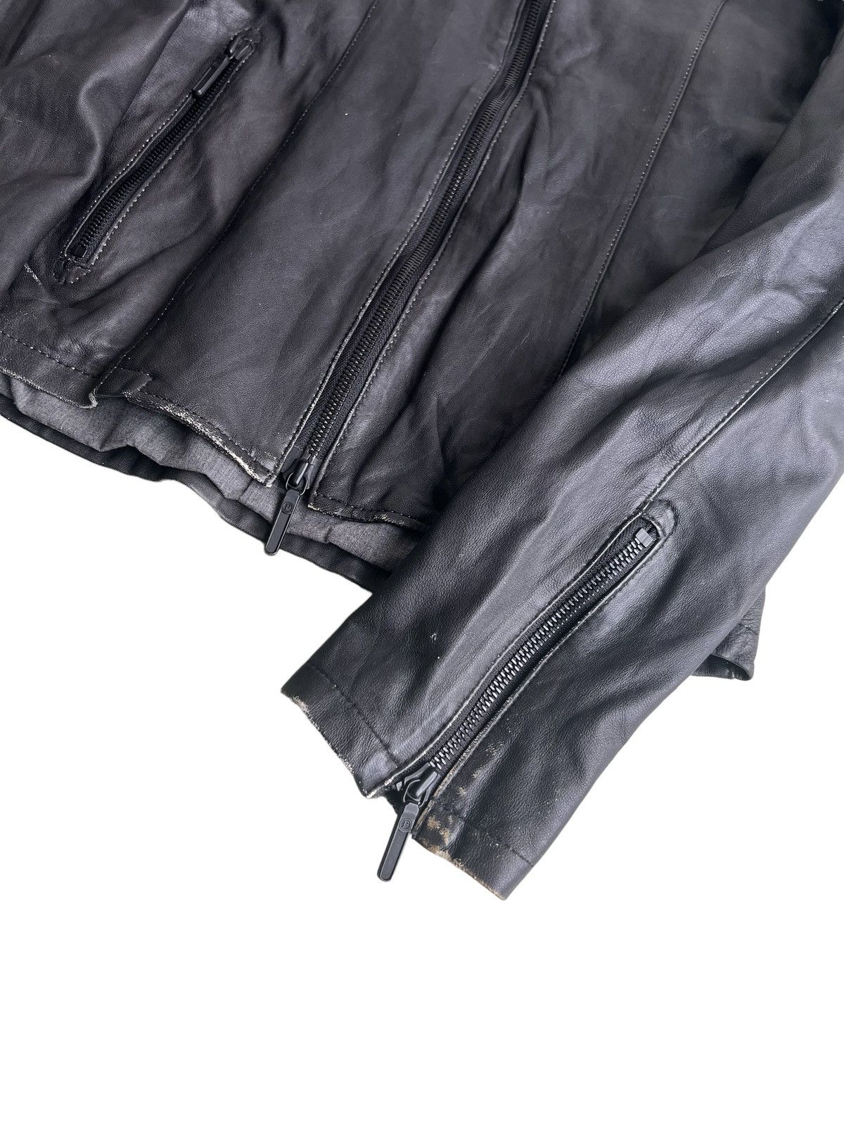FACTOTUM Factotum 🇯🇵 Elongated Sleeve Post Apocalypse Leather Jacket Size US S / EU 44-46 / 1 - 9 Thumbnail