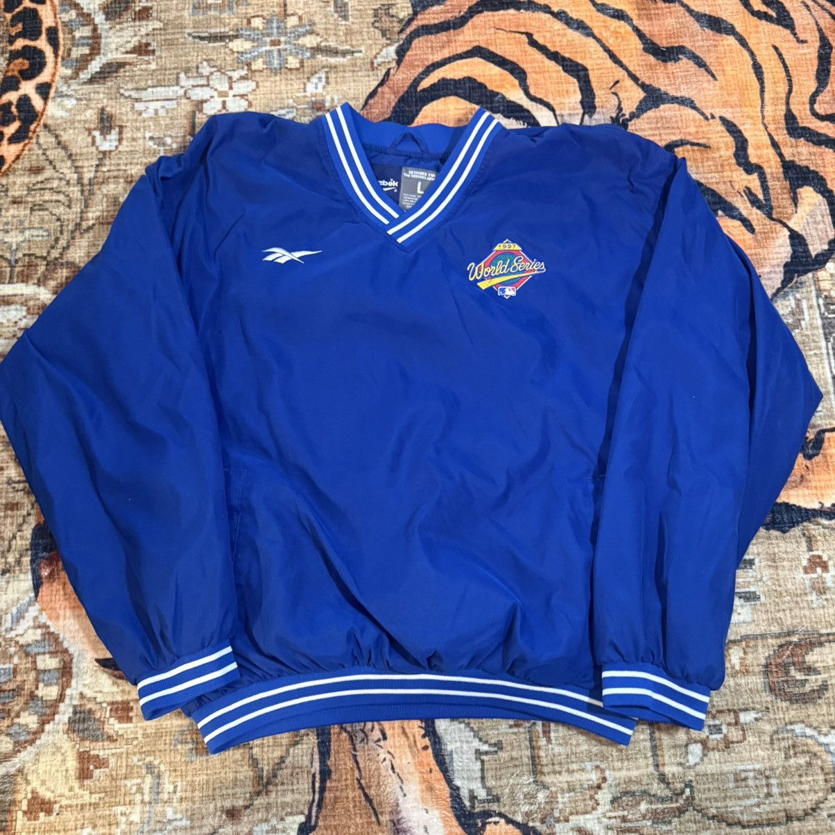 Reebok Vintage Y2K/2000s Grunge Blue Reebok Skater Crewneck ! Size US L / EU 52-54 / 3 - 1 Thumbnail