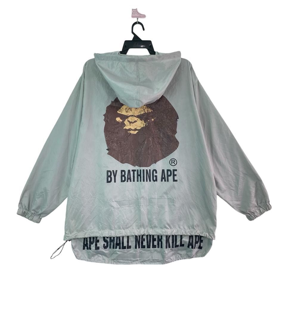 BAPE 迷彩パーカー APE SHALL NEVER KILL APE A BATHING APE アベイシングエイプ 90S 初期 shall never kill