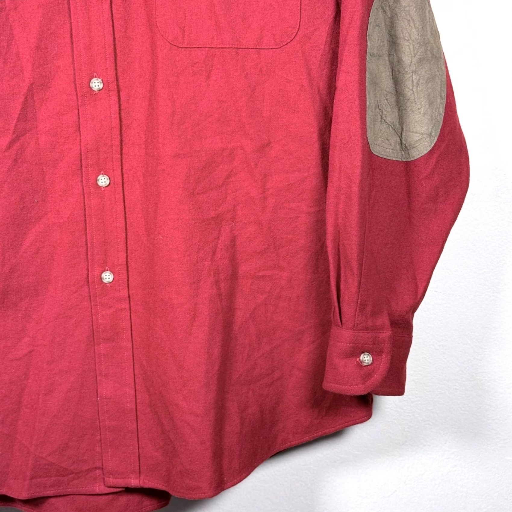 Pendleton VTG Pendleton Button-Up Shirt Red Wool Men's Large Size US L / EU 52-54 / 3 - 5 Thumbnail