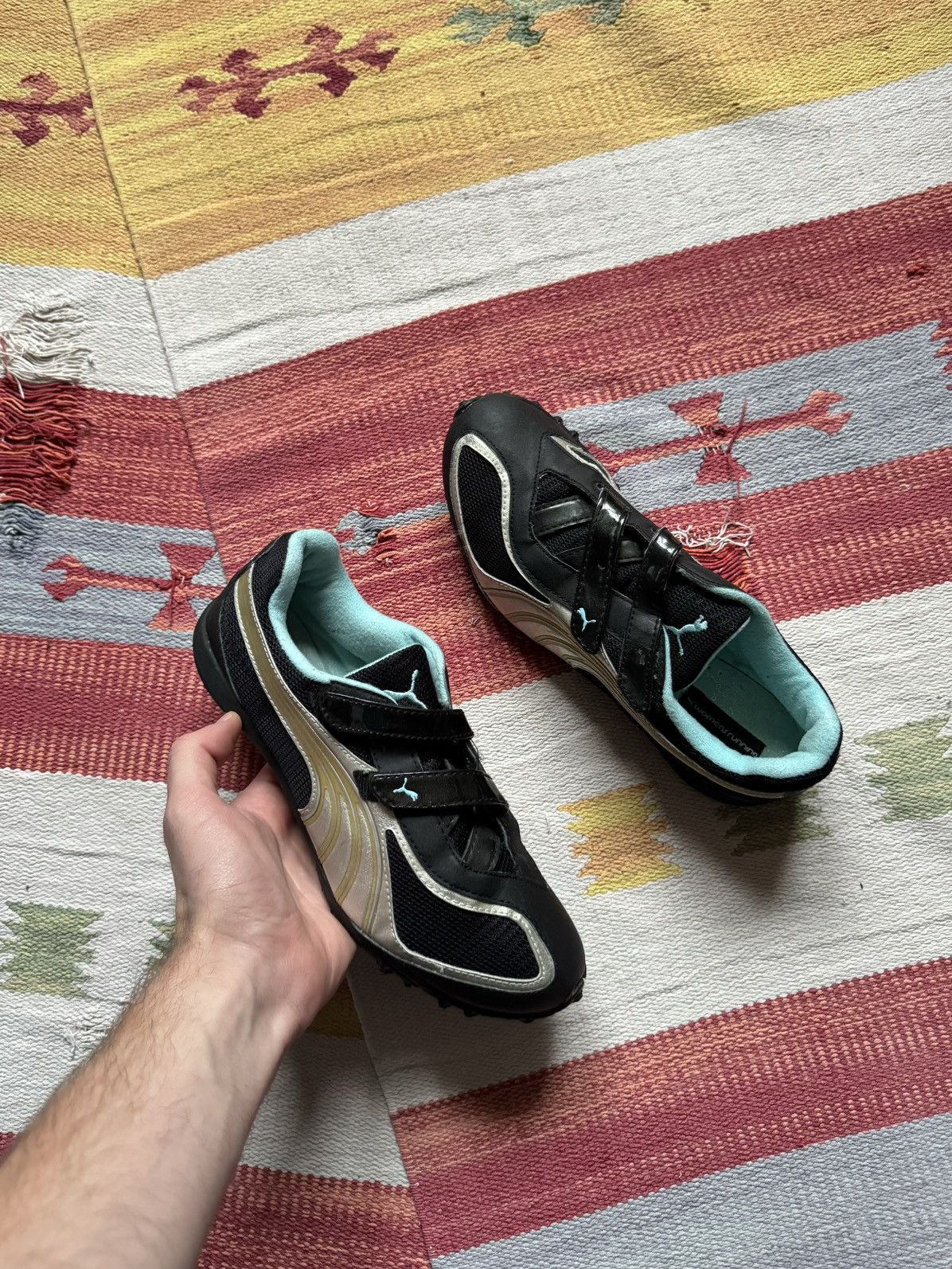 Puma Vintage 00’s Puma Lakyos V Damen y2k Low Sneakers Size US 7.5 / IT 37.5 - 1 Thumbnail