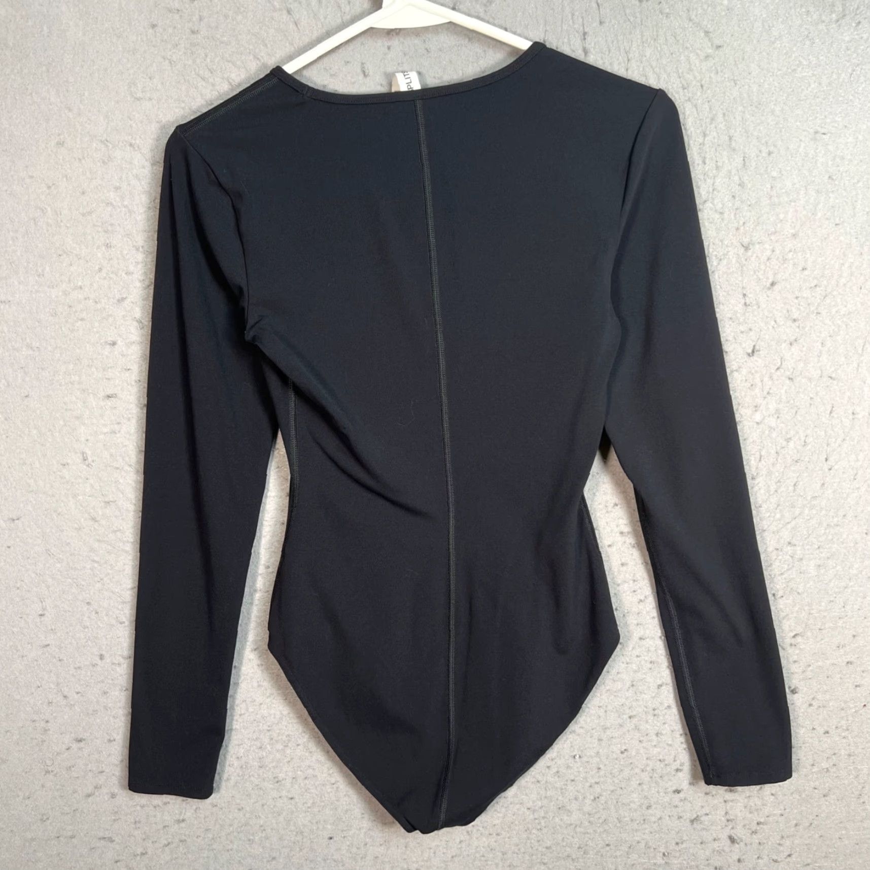 Splits59 Splits59 Bodysuit Women's Small Black Long-Sleeve Scoop-Neck Nylon Spandex Shirt? Size S / US 4 / IT 40 - 2 Thumbnail