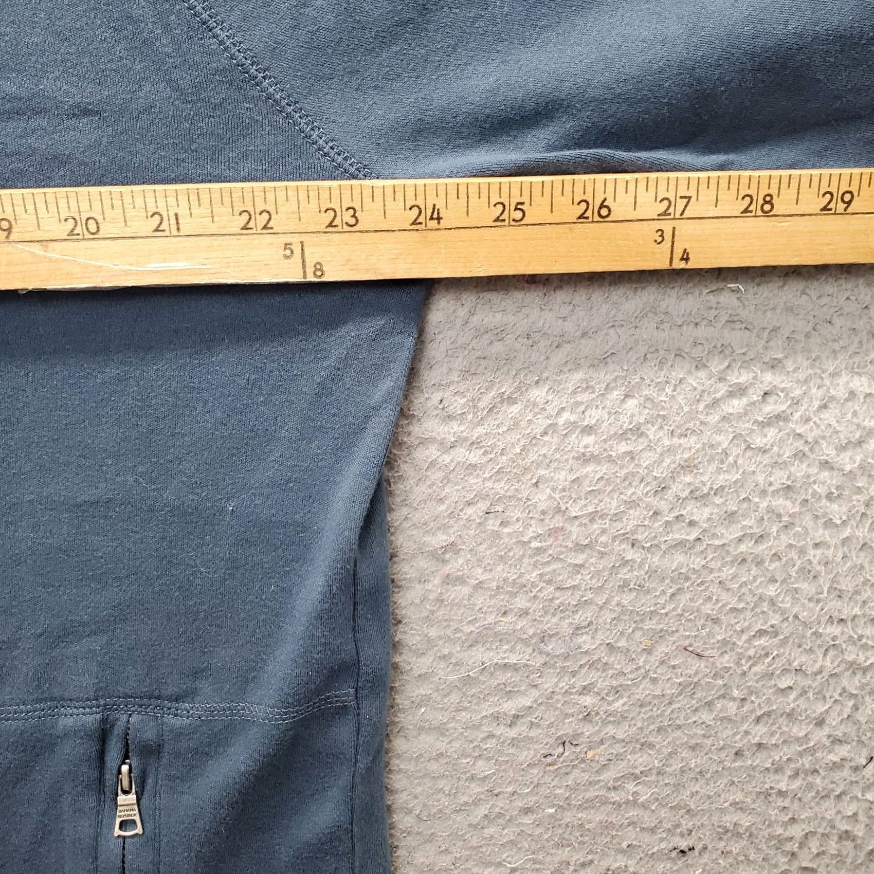 Banana Republic Banana Republic Fleece Jacket Womens XL Blue Zipper Pockets Mock Neck Full Zip Size XL / US 12-14 / IT 48-50 - 4 Thumbnail