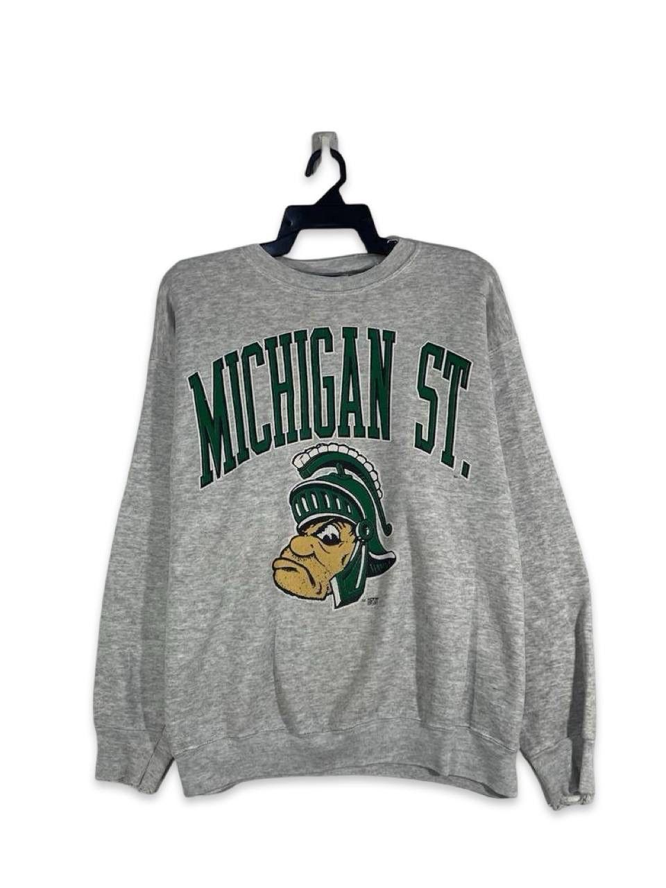 Other Vintage 90s michigan st sweatshirt jumper pullover size L Size US L / EU 52-54 / 3 - 1 Thumbnail