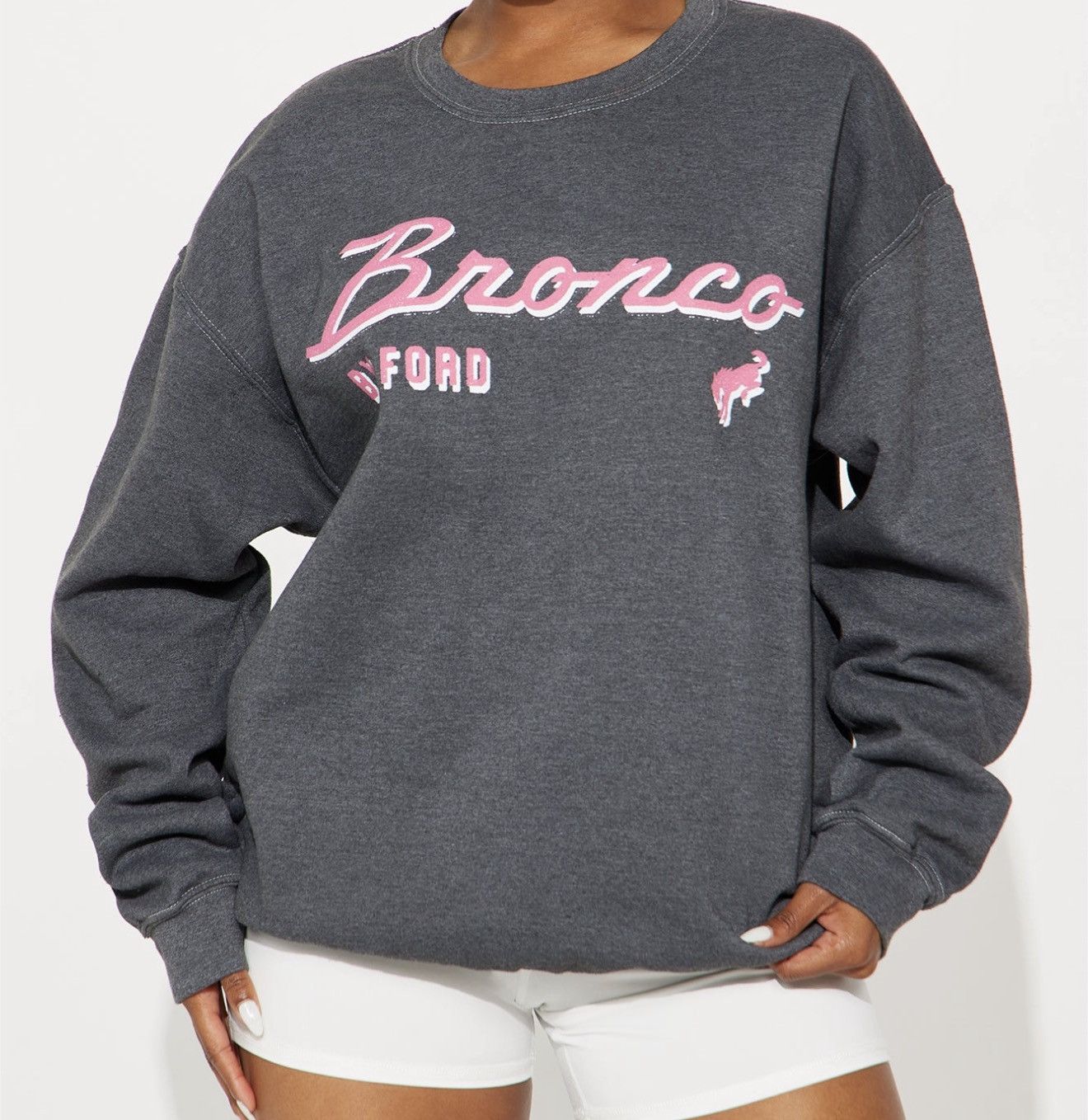 Fashion Nova Ford bronco pull over crew sweatshirt Size M / US 6-8 / IT 42-44 - 2 Thumbnail