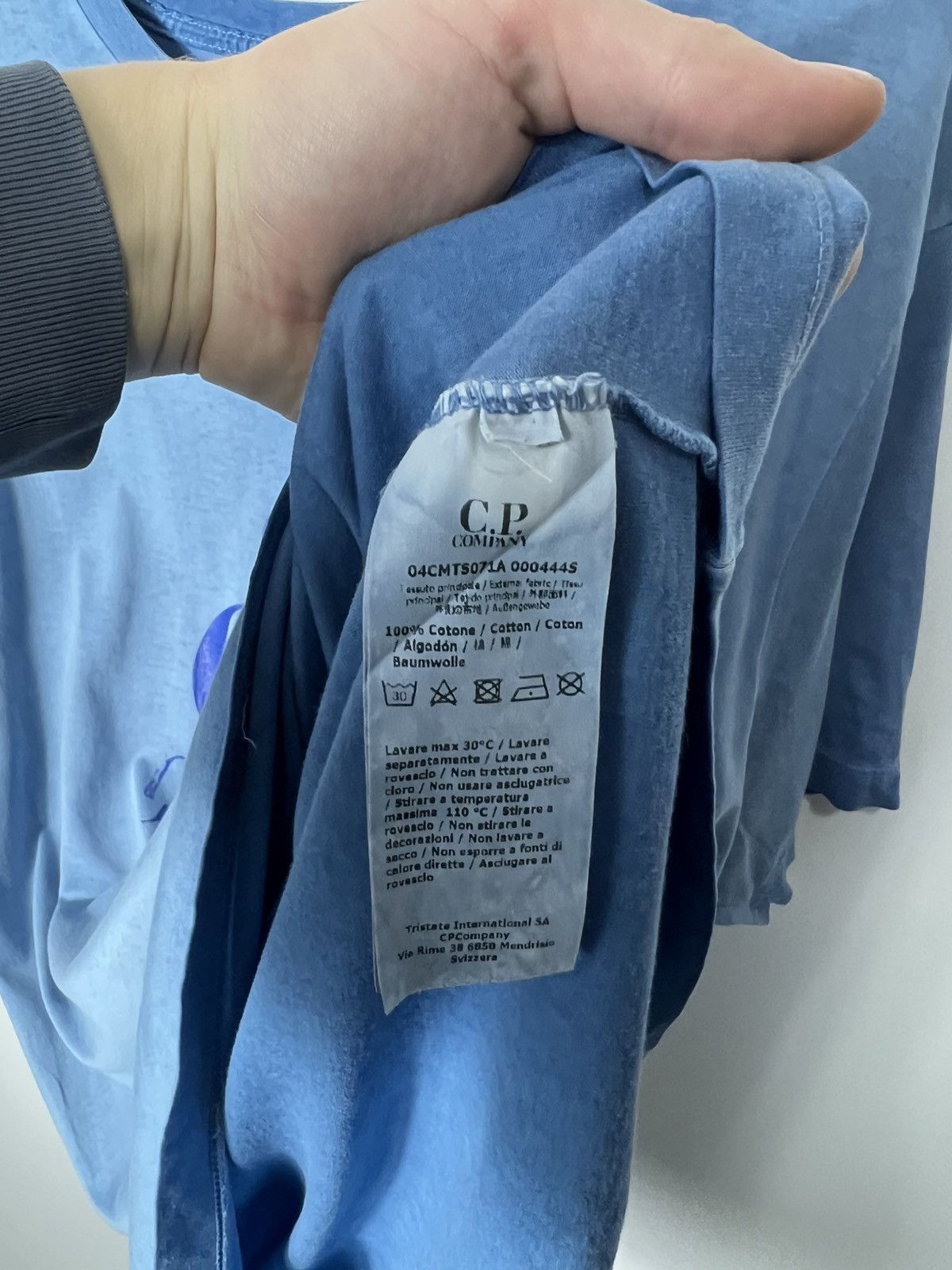 C.P. Company Vintage streetwear y2k C.P. Company Re-Colour logo t-shirt Size US L / EU 52-54 / 3 - 6 Thumbnail