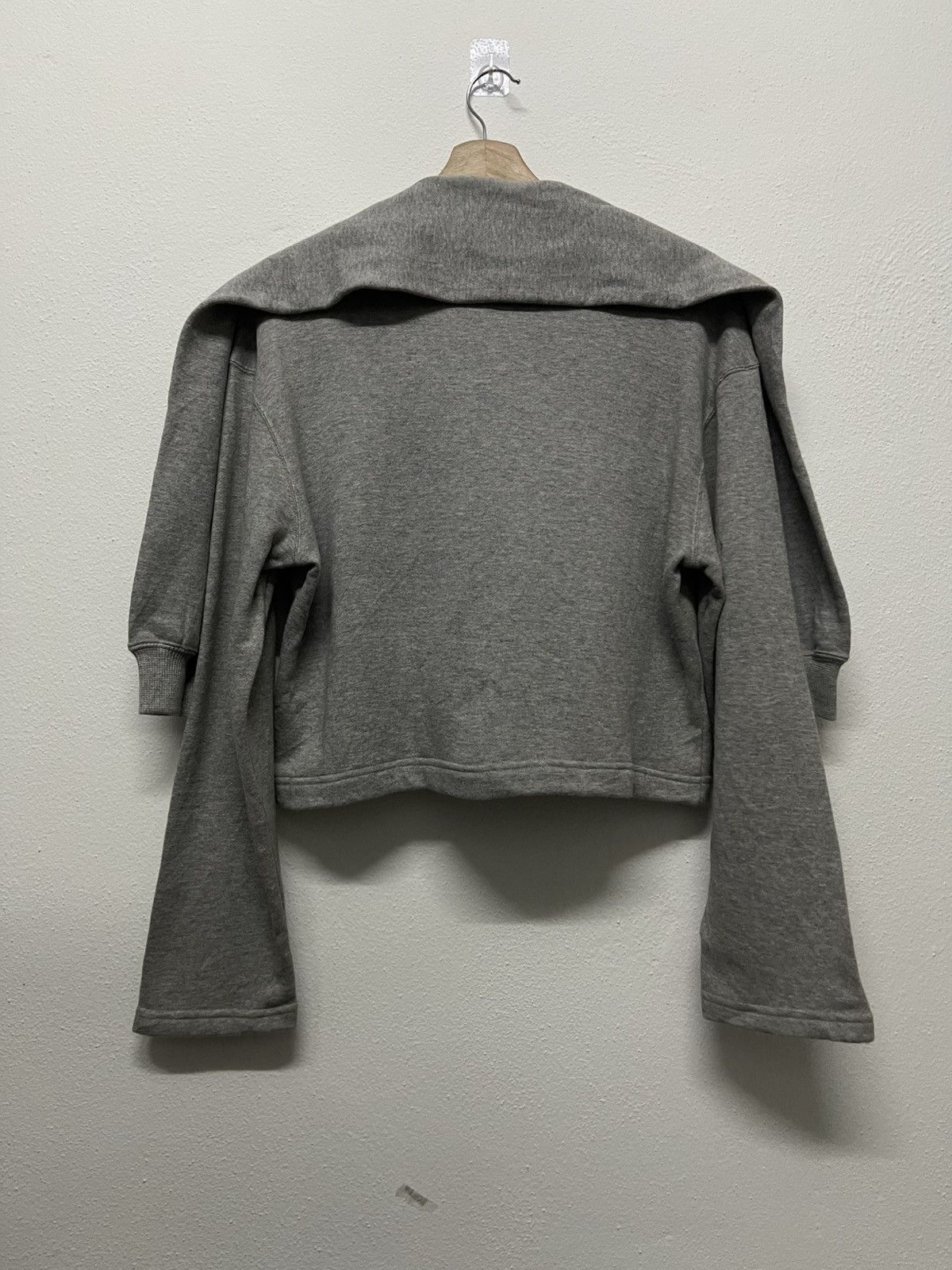 Issey Miyake × Japanese Brand × Tsumori Chisato 90s ISSEY MIYAKE DOUBLE SLEEVE BUTTON SWEATSHIRT CROPPED Size M / US 6-8 / IT 42-44 - 2 Thumbnail
