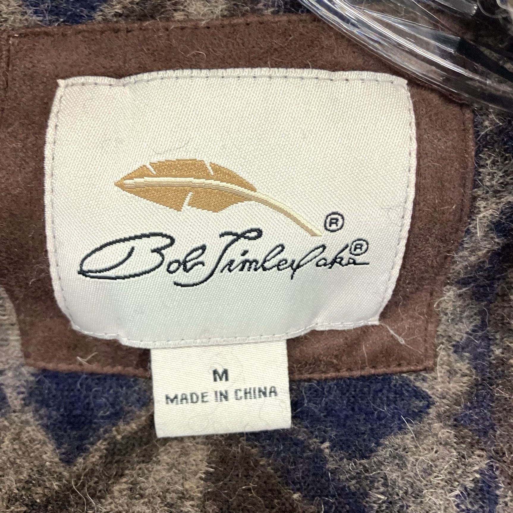 Vintage Bob Timberlake Women's Poncho Cape Shawl Wool Blend Open Front Geometric Fringe Brown Mid-Length Knit Casual 80s Western Art Bohemian Relaxed Size M Size M / US 6-8 / IT 42-44 - 4 Thumbnail