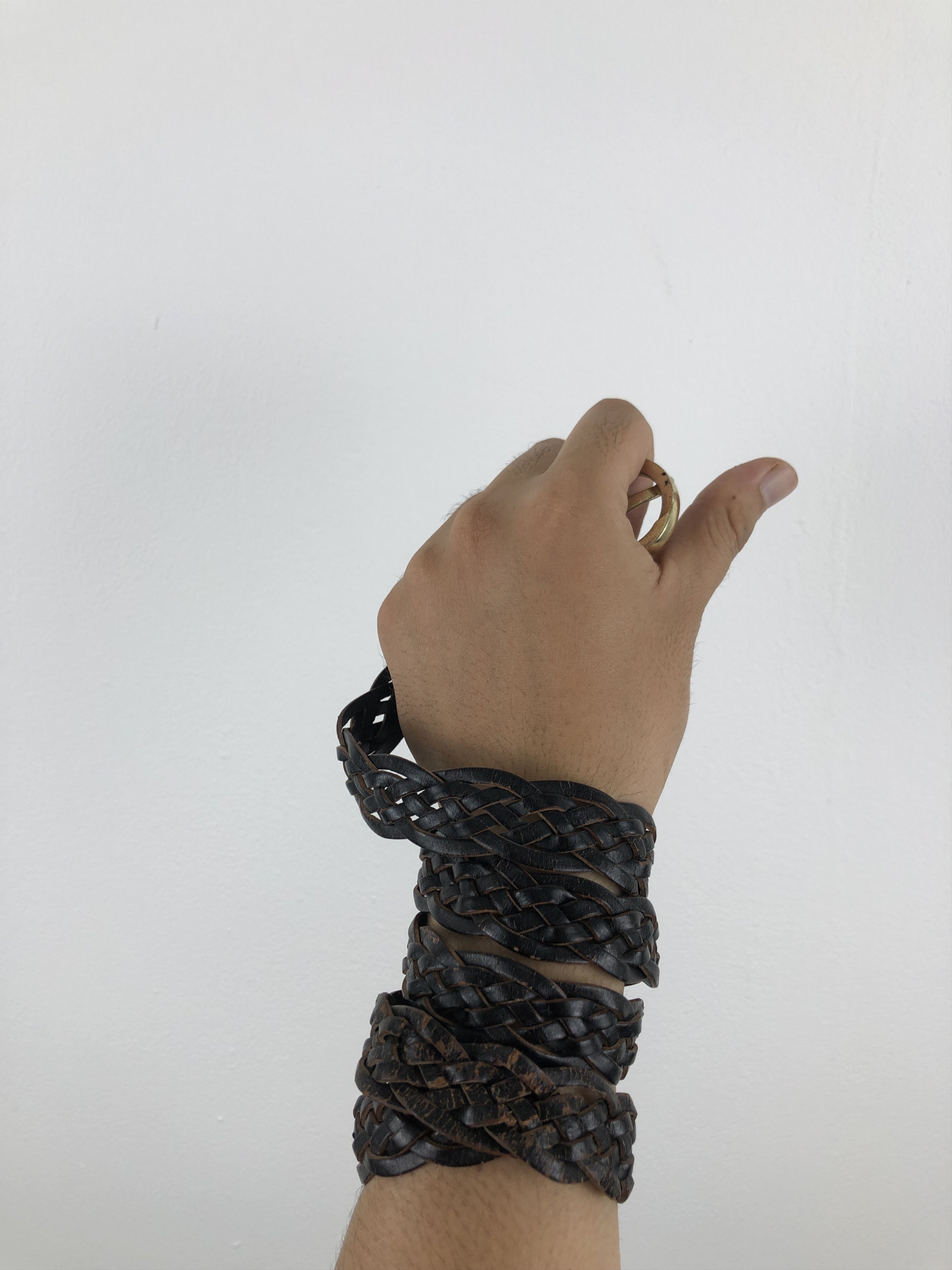 Japanese Brand Vintage Japanese Brand Small Braided Women Belt B0015 Size ONE SIZE - 2 Thumbnail