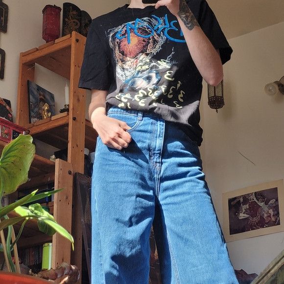 Other Bht.3 Psychedelic Inferno Saturn Black Tshirt - Size S Size US S / EU 44-46 / 1 - 10 Thumbnail