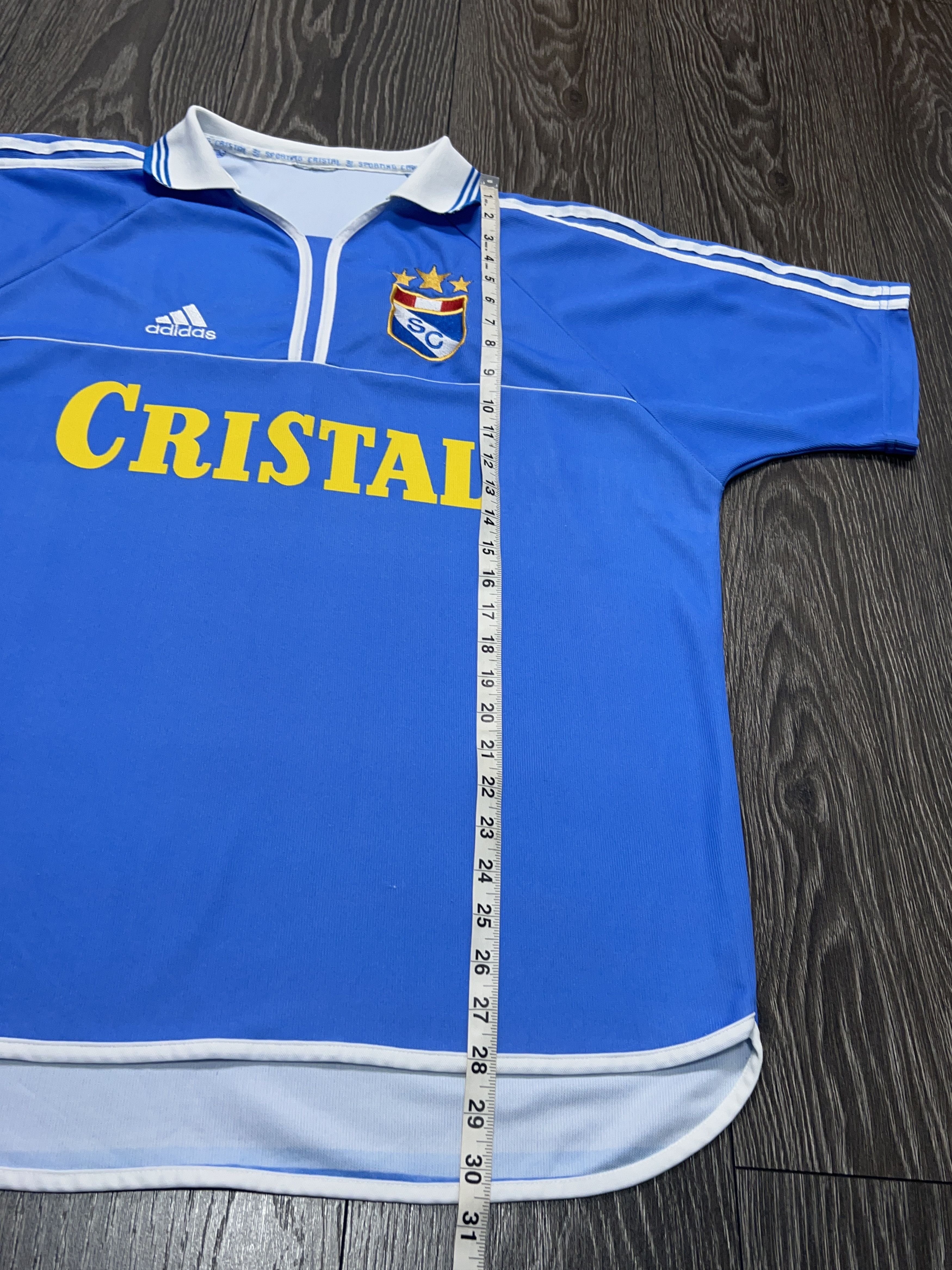Adidas Vintage Sporting Cristal Peru Football Soccer Shirt Jersey Size US L / EU 52-54 / 3 - 9 Thumbnail