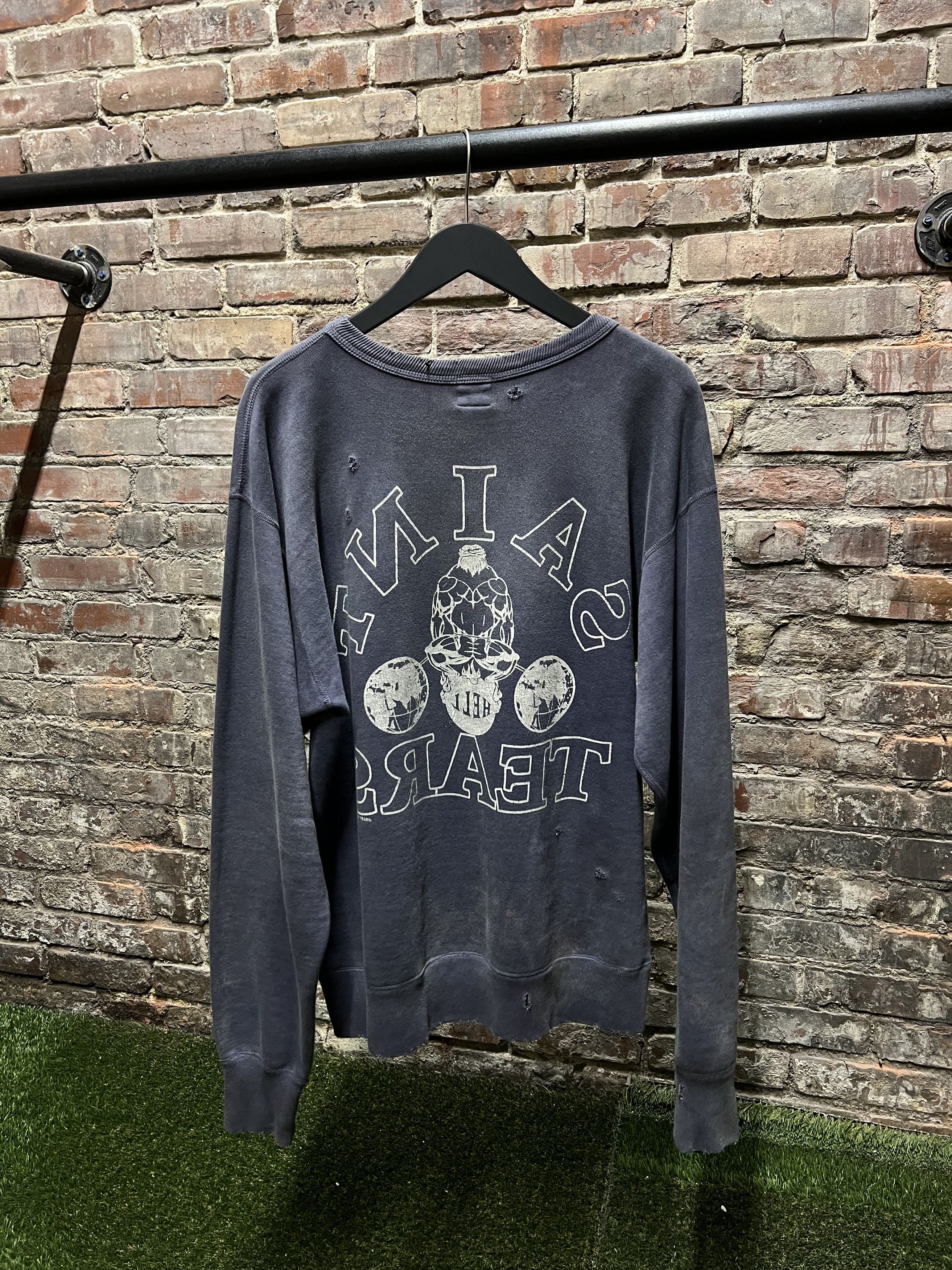 DENIM TEARS × Saint Michael Denim Tears x Saint Michael Saint Tears Crewneck Size US L / EU 52-54 / 3 - 2 Thumbnail