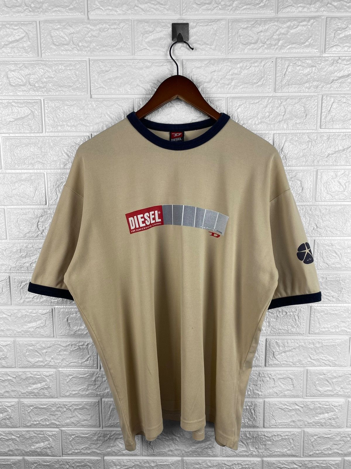 Diesel Vintage 90s Diesel big logo T-Shirt Size US XXL / EU 58 / 5 - 8 Thumbnail