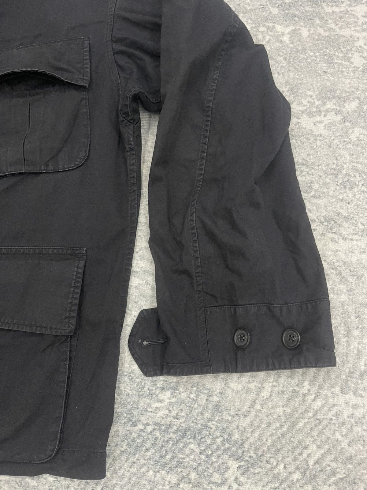 Lemaire × Uniqlo Uniqlo U Military Utility Jacket 4-Pocket Field Coat - Black Size US L / EU 52-54 / 3 - 3 Thumbnail