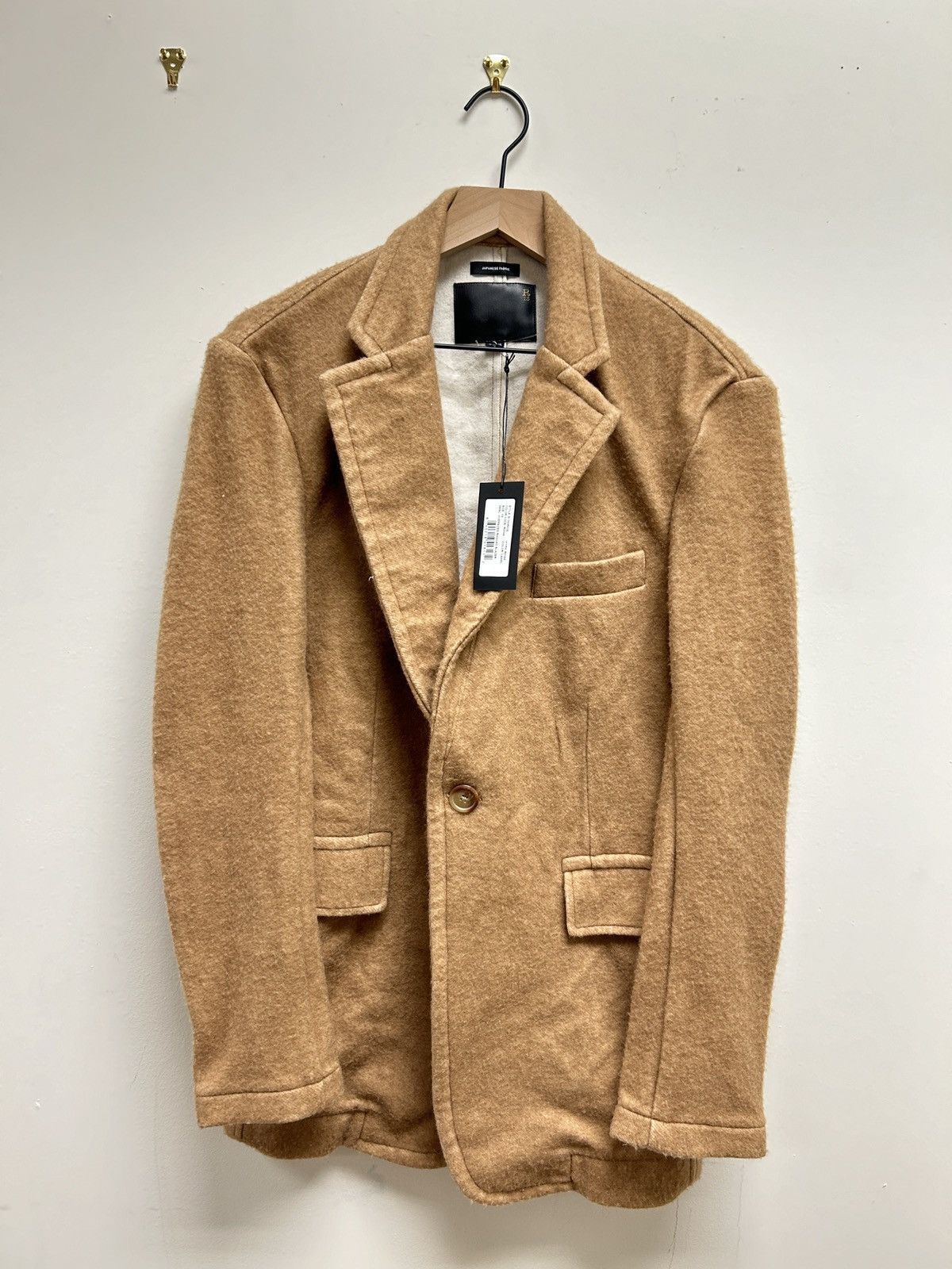 R13 NWT! Oversized Ragged Fuzzy Blazer Size US S / EU 44-46 / 1 - 1 Thumbnail