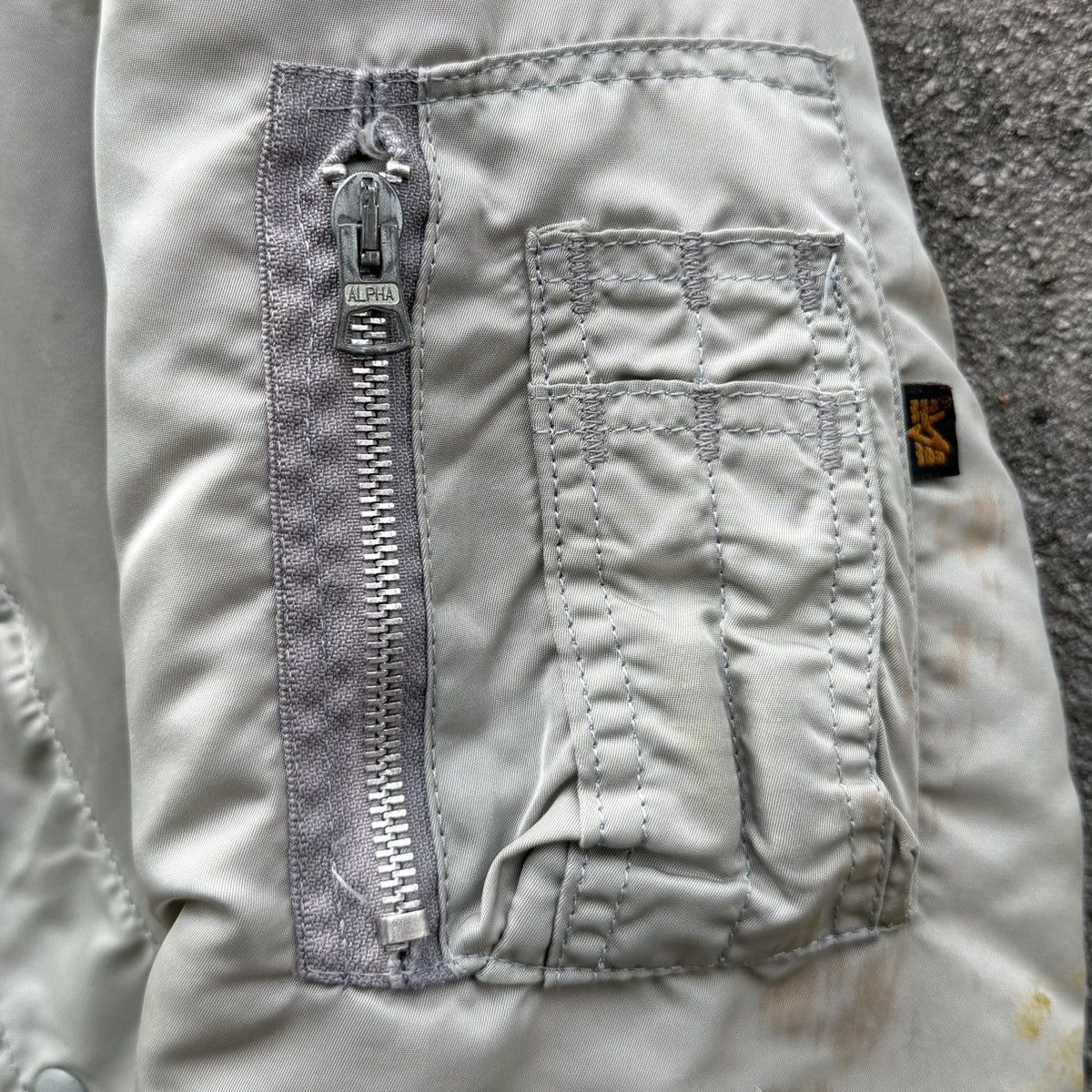 Alpha Industries VTG Alpha Industries Flyers Intermediate Ma-1 Bomber Jacket Size US XL / EU 56 / 4 - 9 Thumbnail