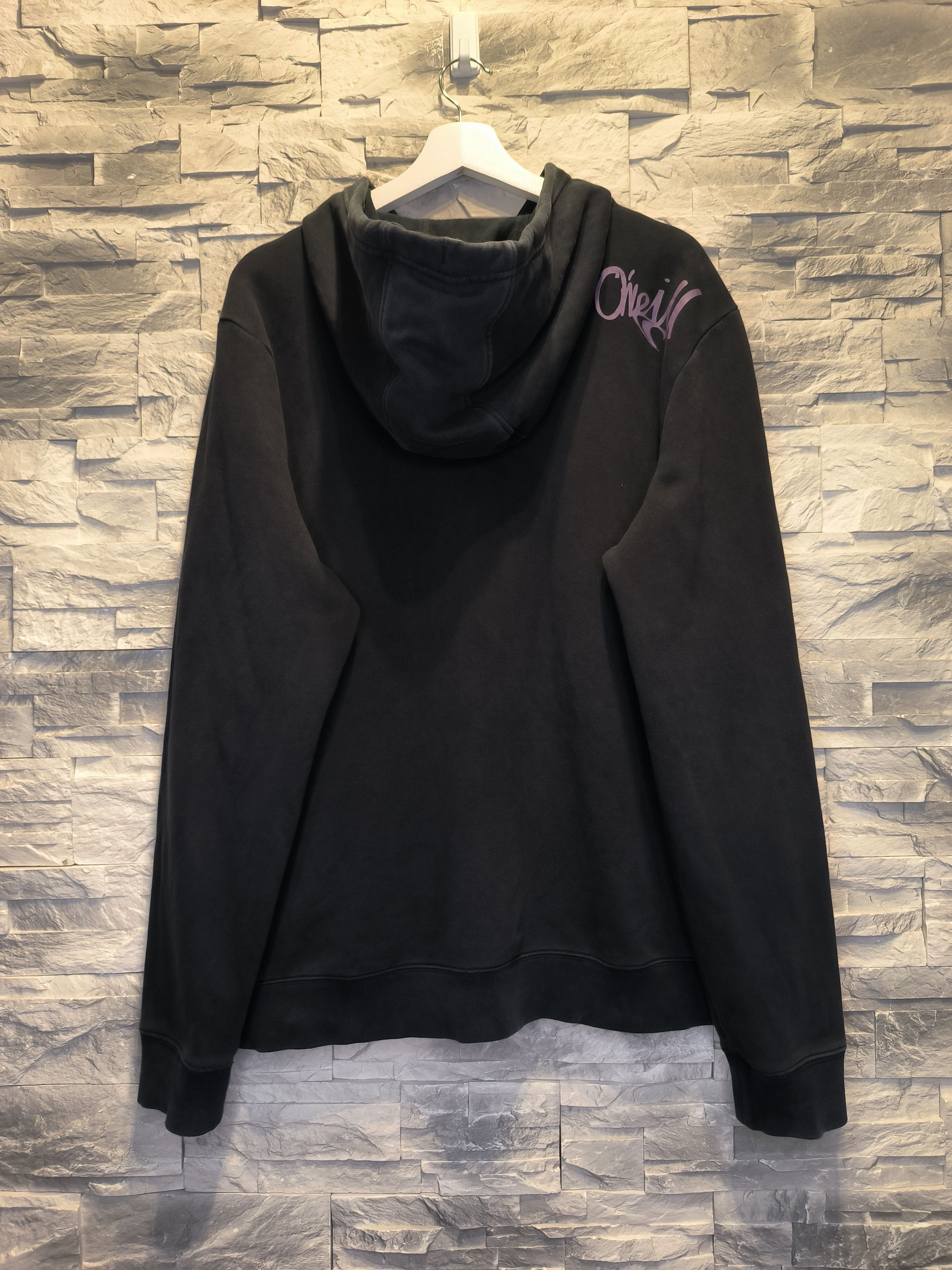 Vintage Vintage O'Neill Hoodie Big Logo Black Size US XL / EU 56 / 4 - 2 Thumbnail