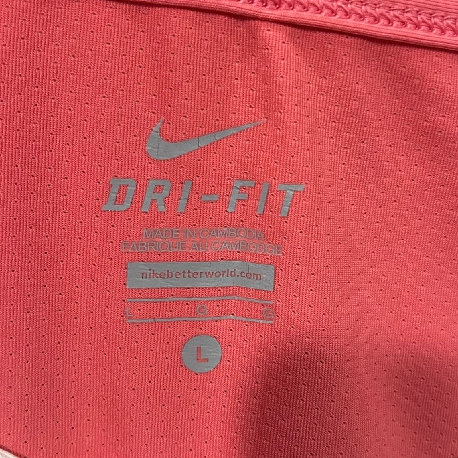 Nike Nike DRI-Fit Tennis Tank Top Stretch Sleeveless Pink Size L Size L / US 10 / IT 46 - 3 Thumbnail
