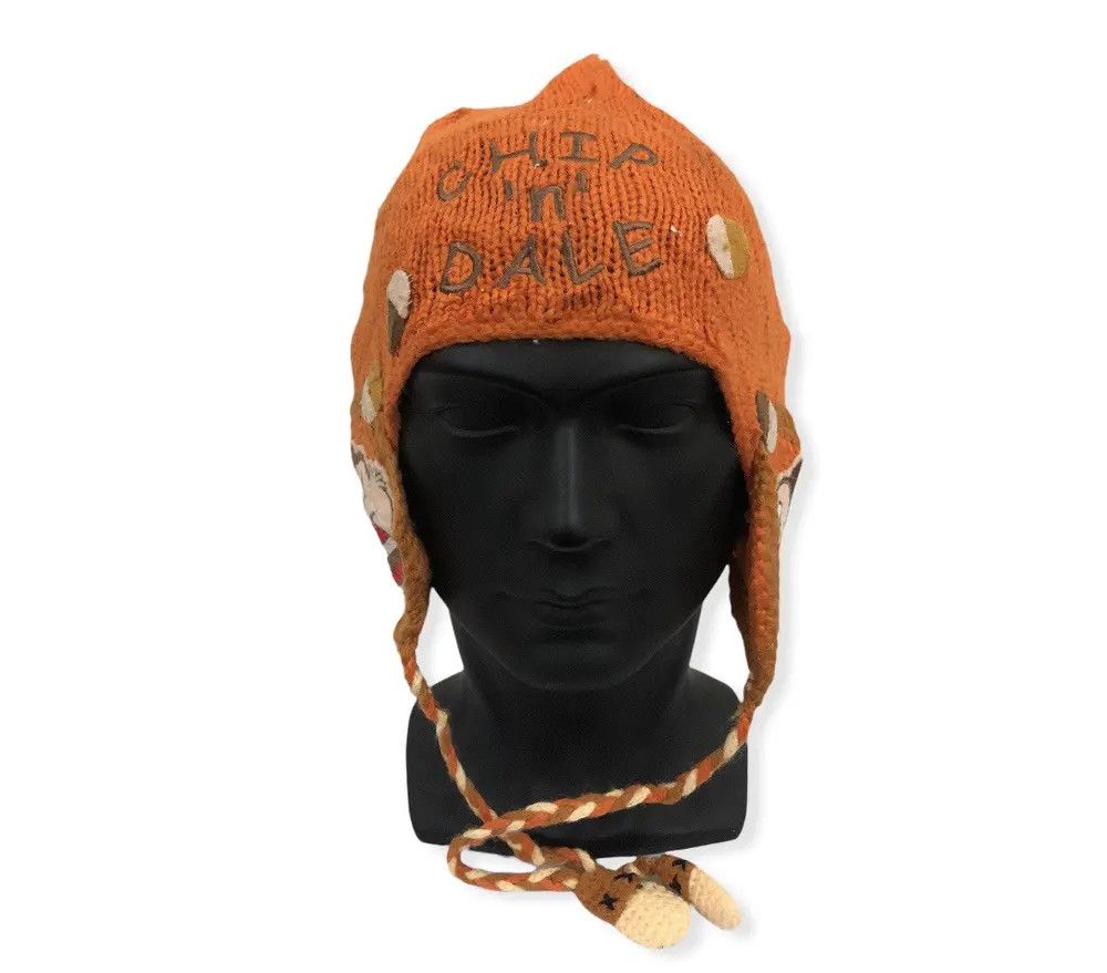 Disney Vintage Cheap And Dale Cartoon Knit Beanie Hat Size ONE SIZE - 3 Thumbnail