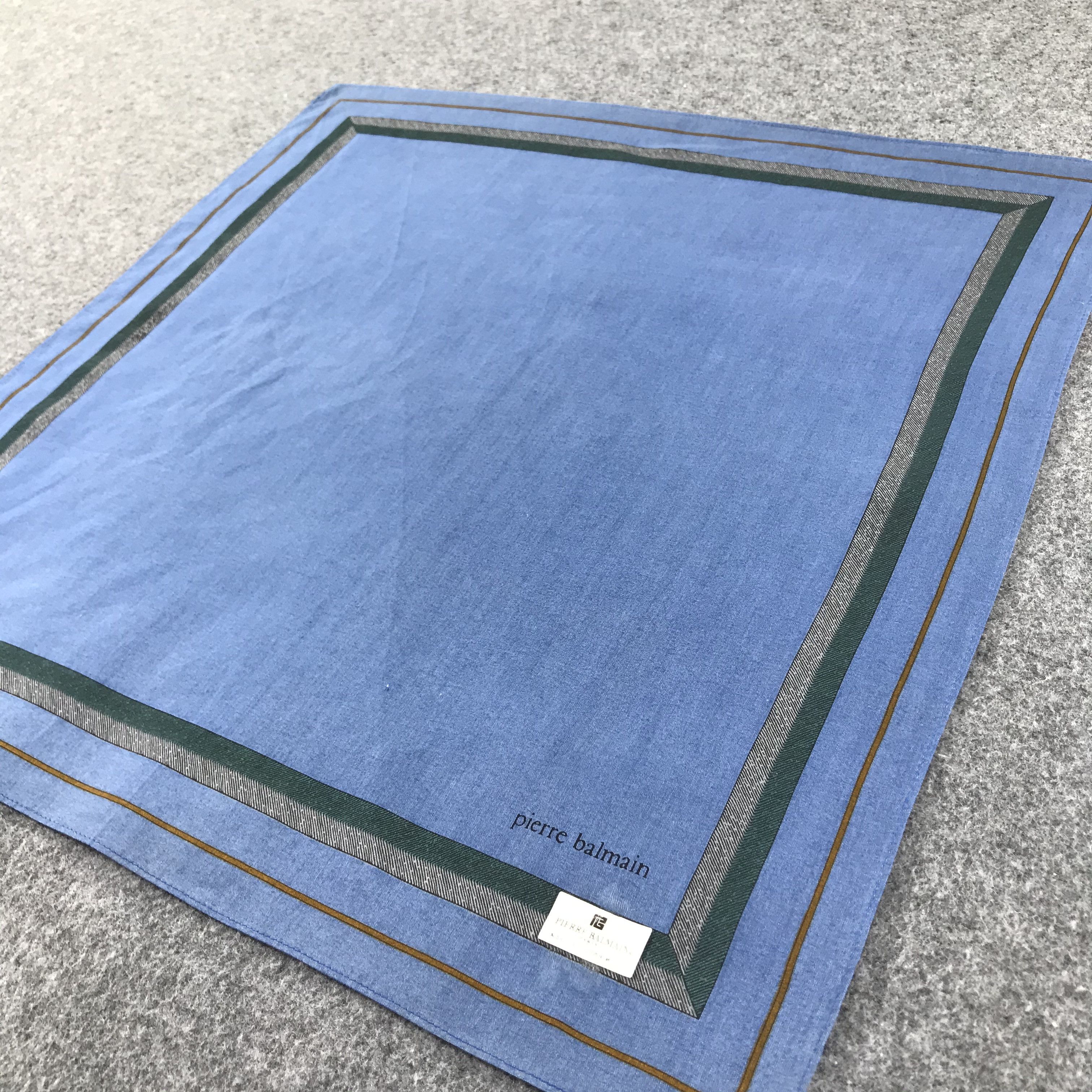 Pierre Balmain × Vintage Pierre Balmain Handkerchief Neckerchief Bandana H211 Size ONE SIZE - 5 Thumbnail