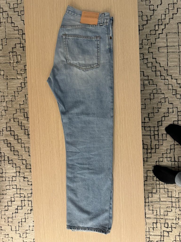Acne Studios Acne Studios Blue Denim Jeans, Light wash and distress (34) Size US 34 / EU 50 - 3 Thumbnail